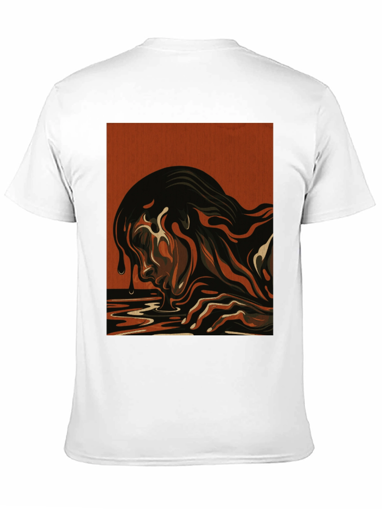 Black Artistic Drip Graphic Tee - Unique Design view 11