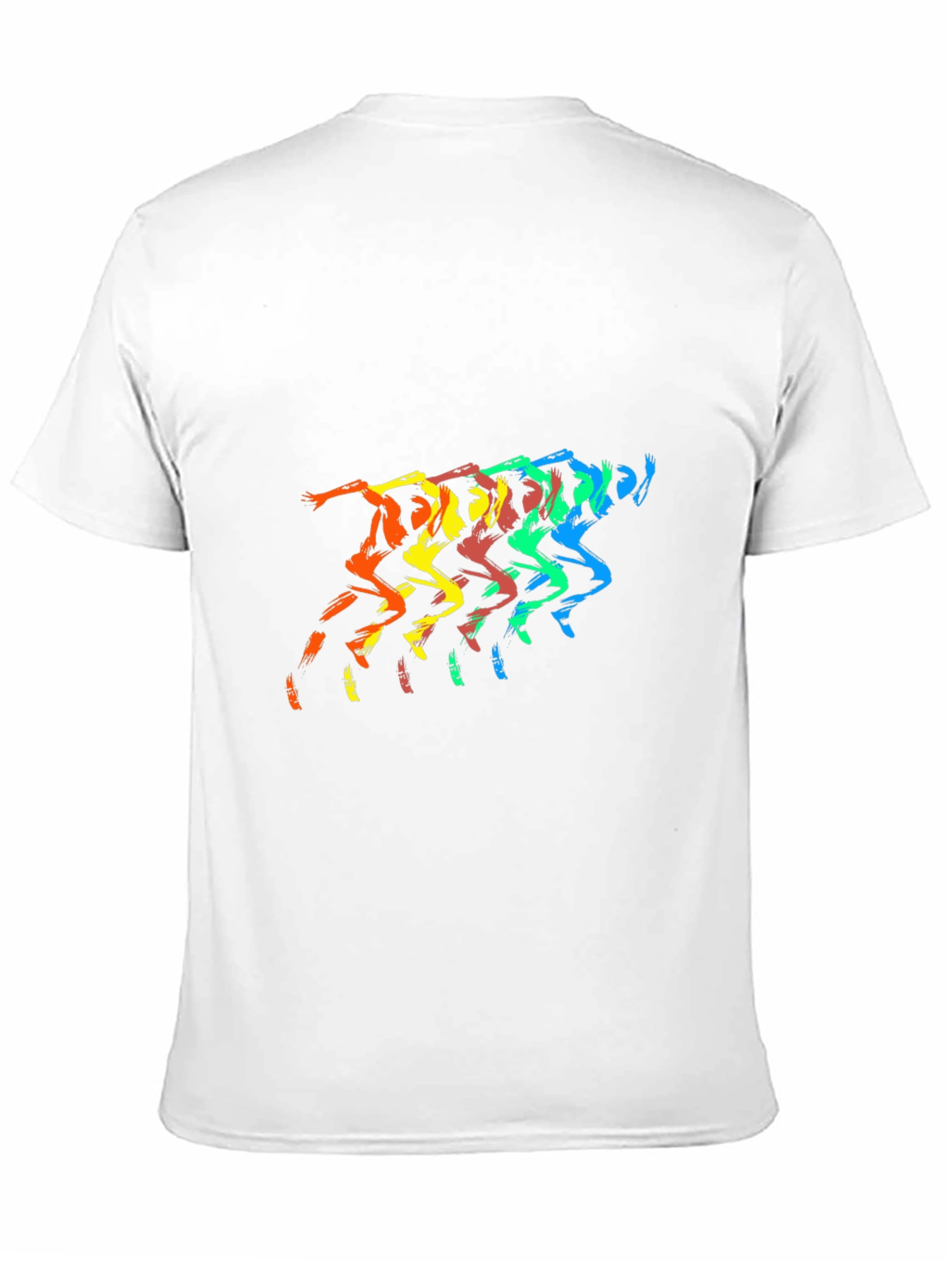 Black Rainbow Runner Black T-Shirt - Men's view 11