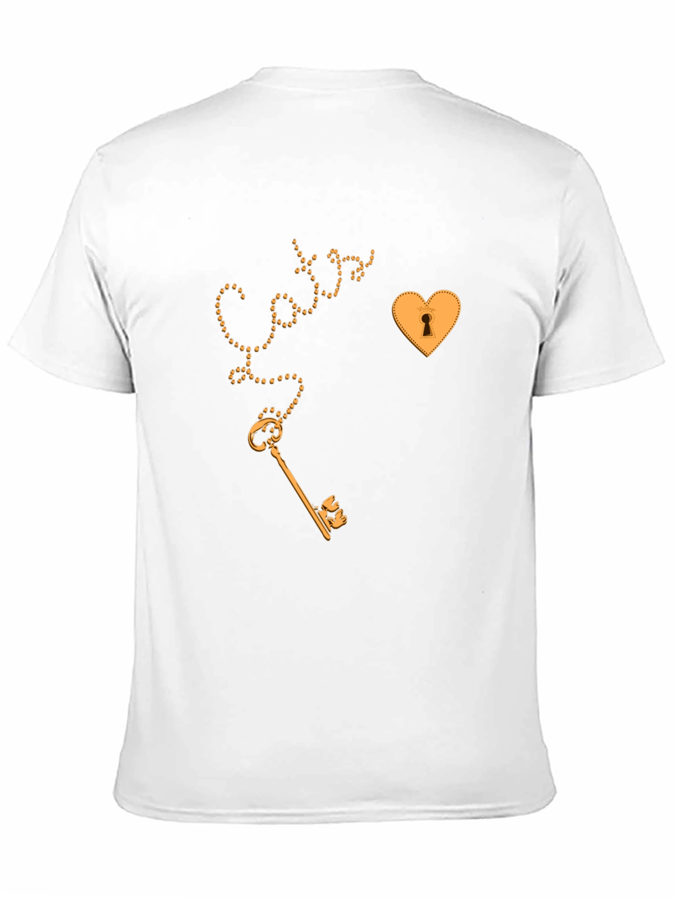 Black Key to My Heart Black Graphic Tee view 11