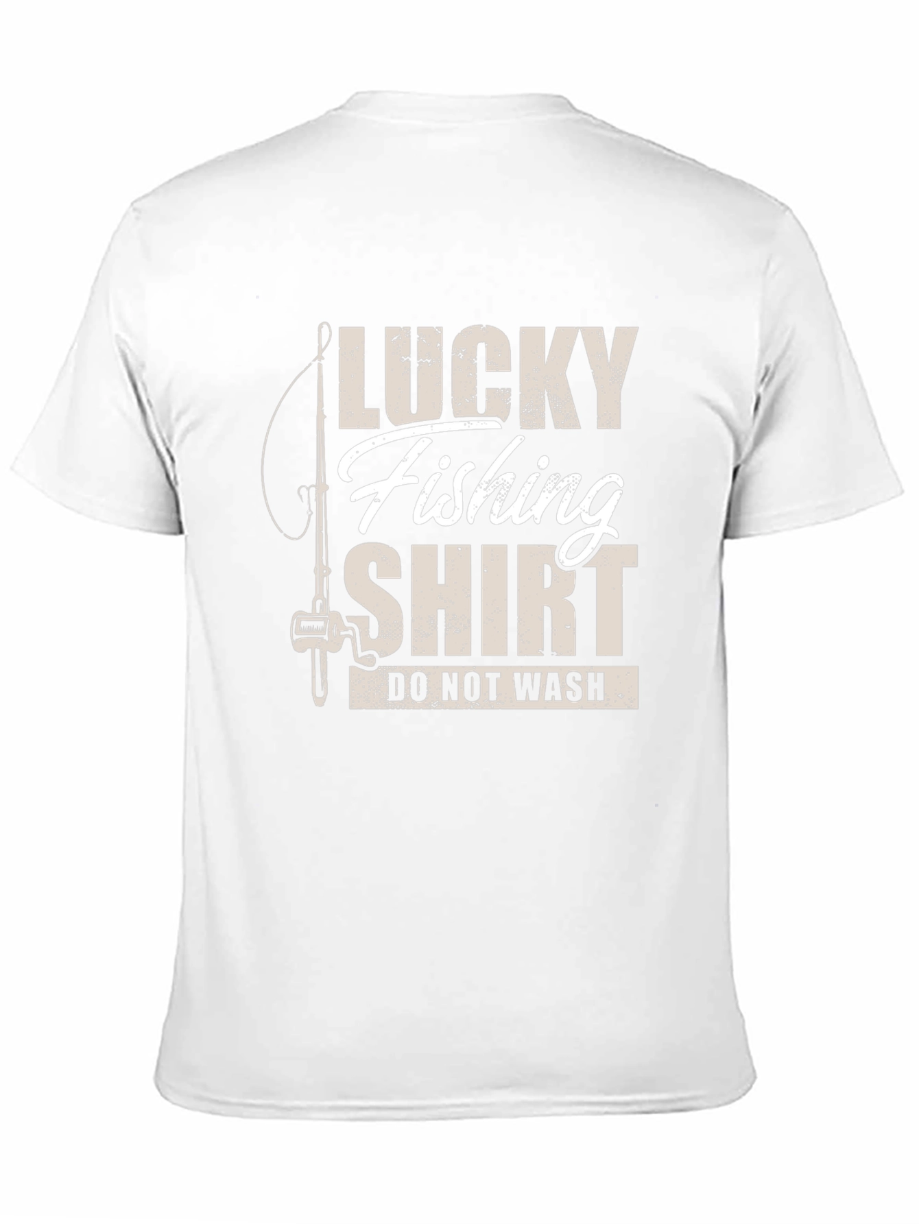 Black Lucky Fishing Shirt - Novelty Graphic Tee view 11