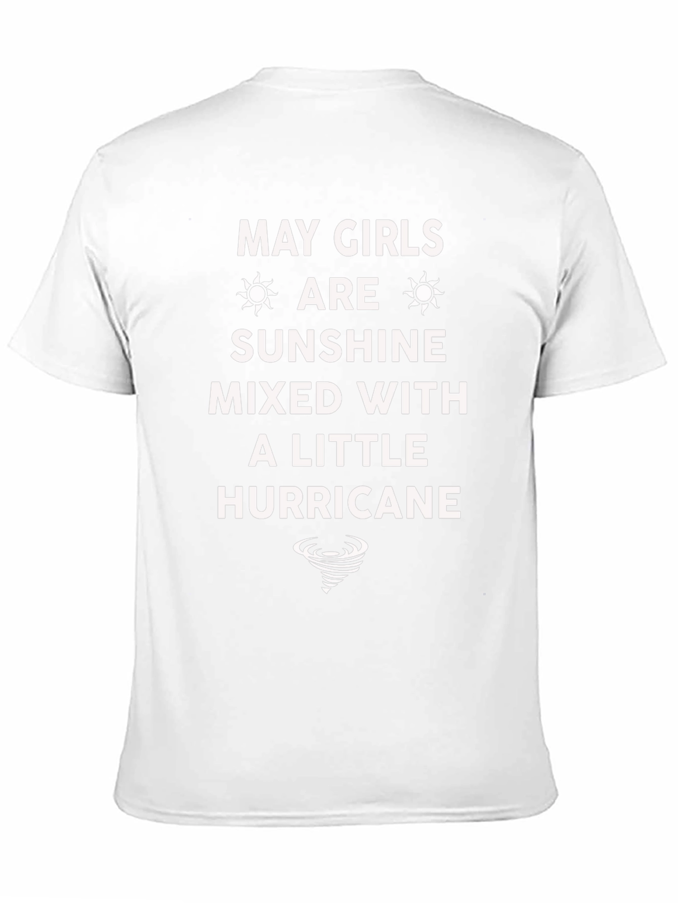 Black May Girls Sunshine Mixed With A Little Hurricane T-Shirt view 11