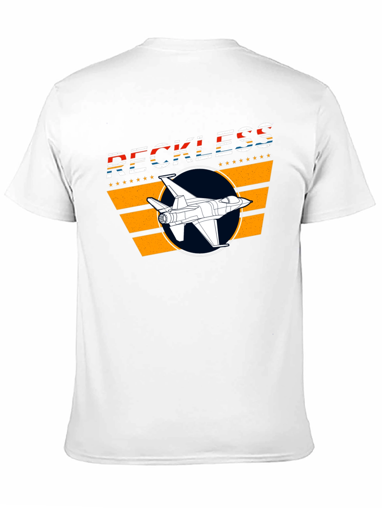 Black Reckless Jet Black Graphic T-Shirt view 11