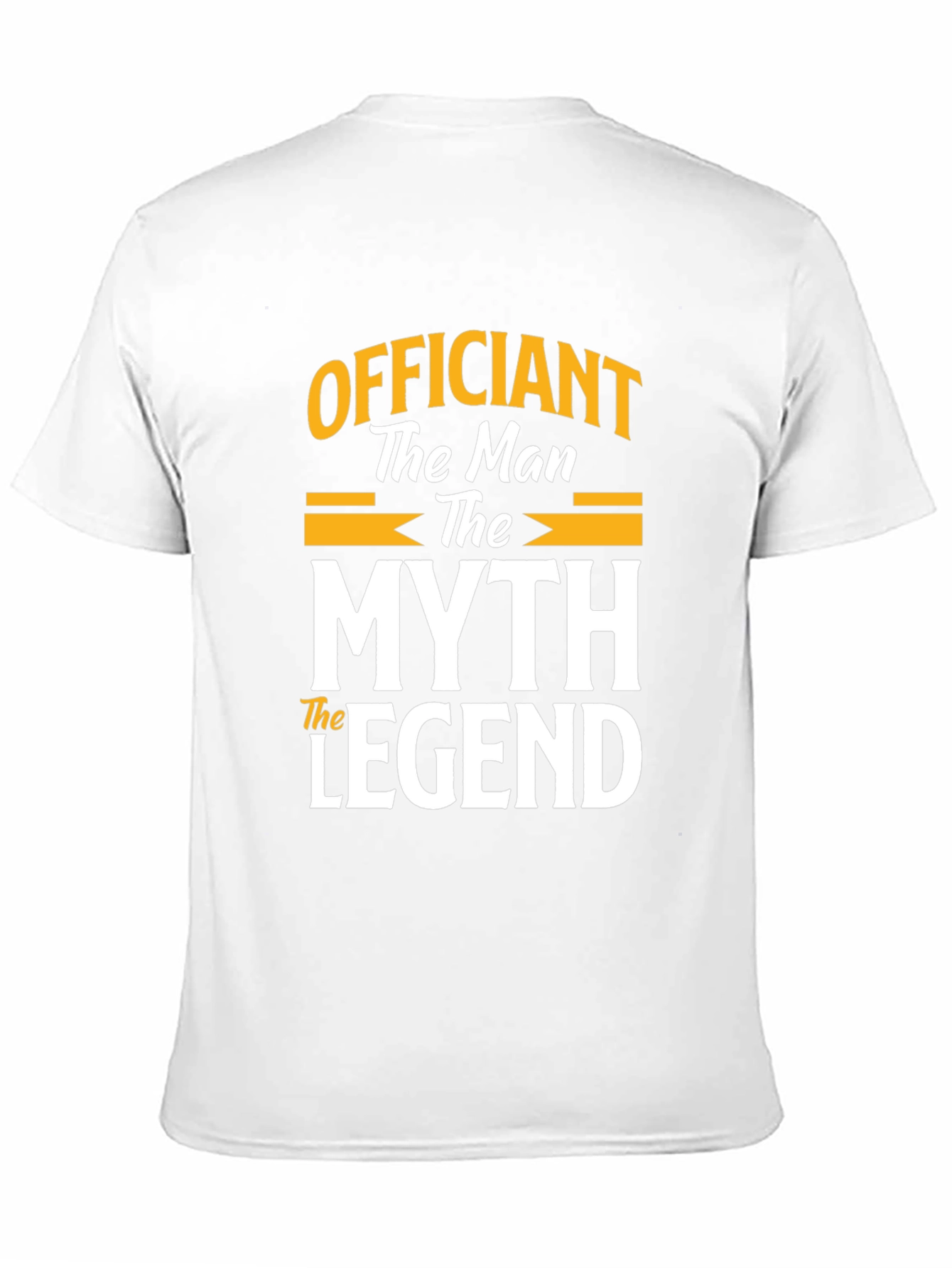 Black Officiant The Man, The Myth, The Legend Graphic Tee view 11