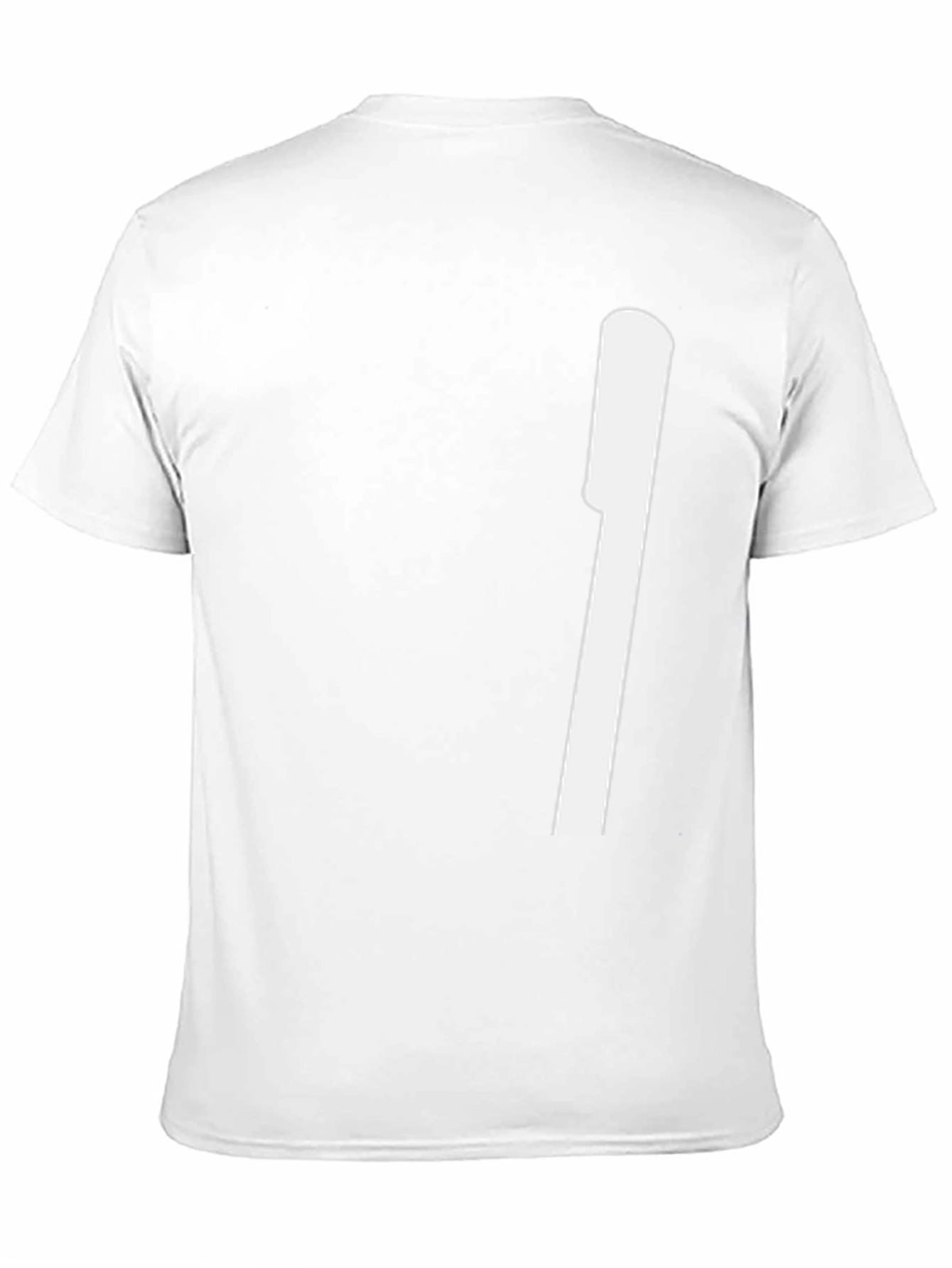 Black Modern Black Tee with Bold White Graphic view 11