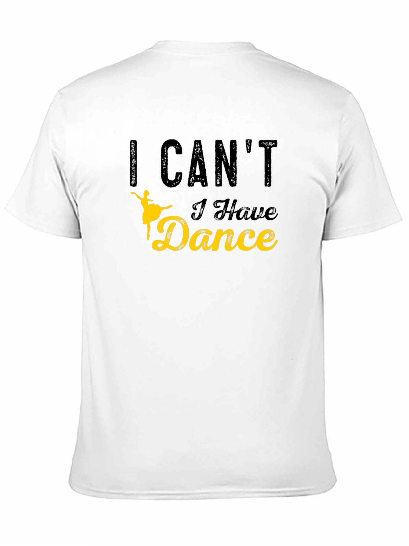 Black I Can't I Have Dance Graphic T-Shirt view 11