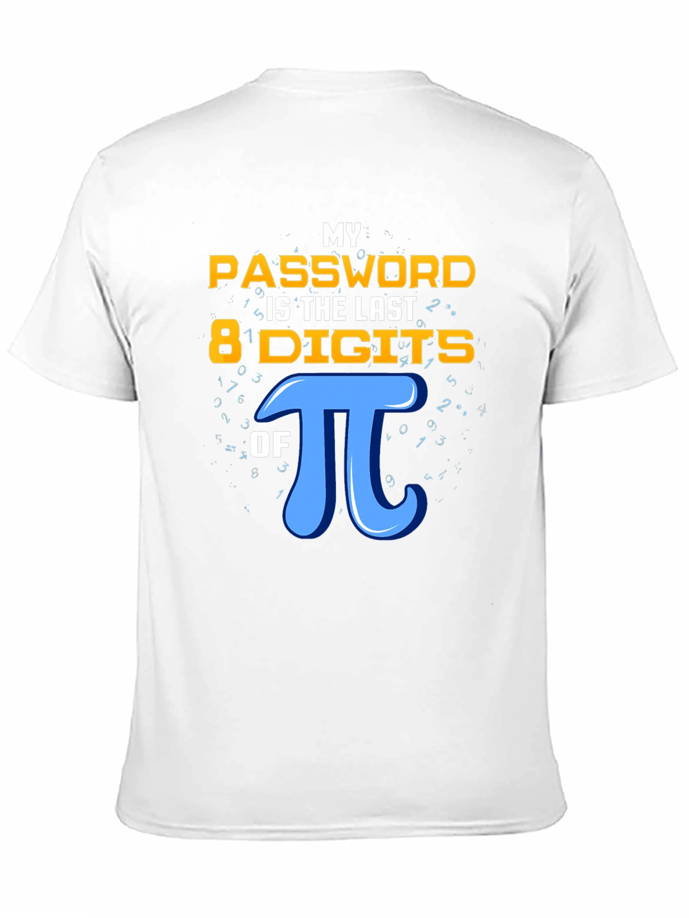 Black My Password is Pi T-Shirt: Geeky Math Humor view 11