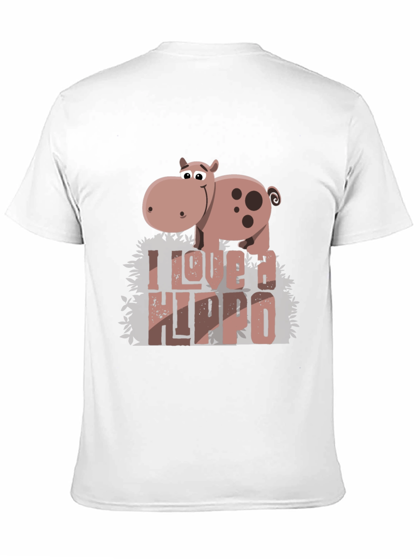 Black I Love a Hippo Graphic Tee view 11
