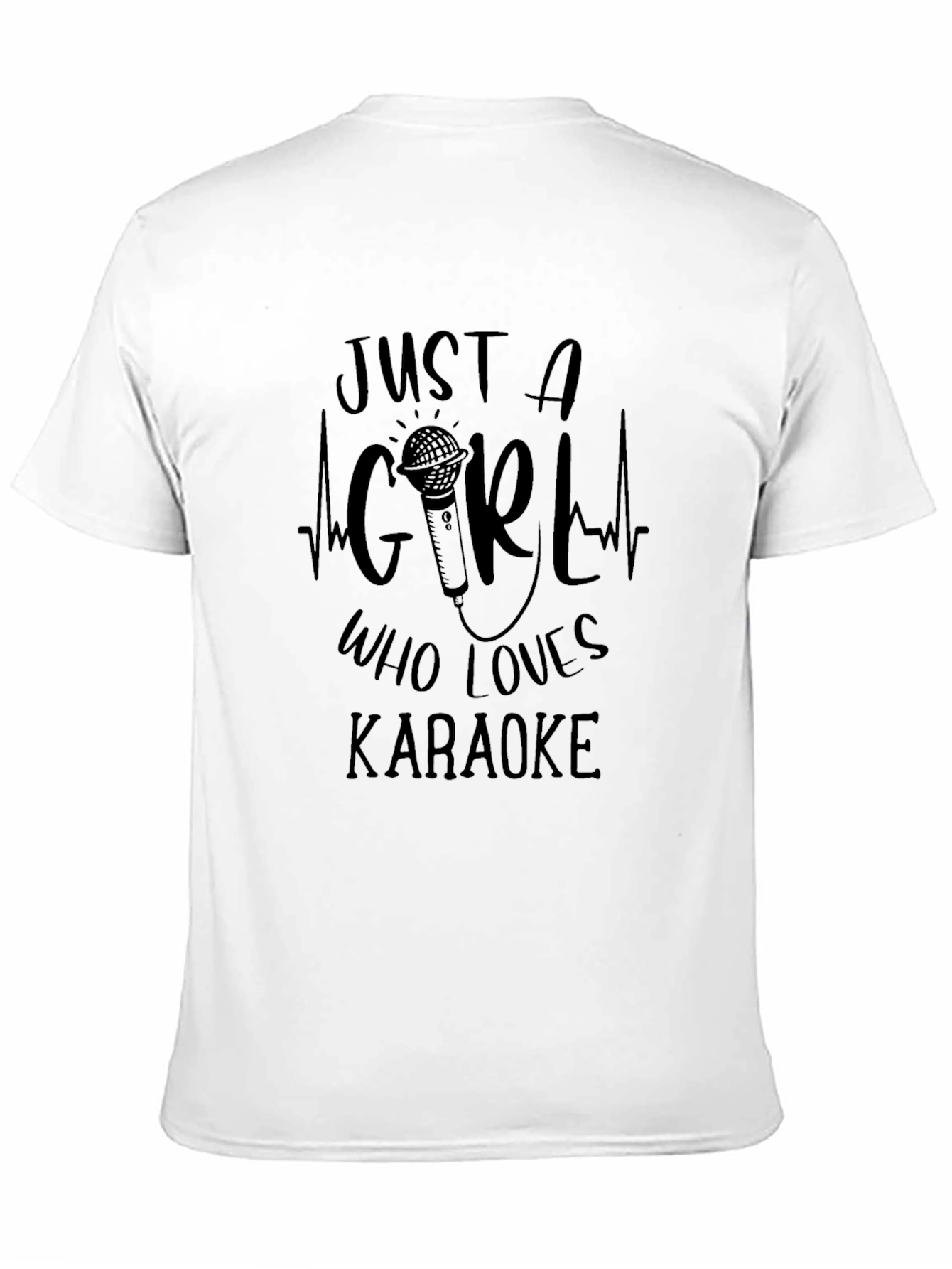 Black Karaoke Lover Black T-Shirt view 11