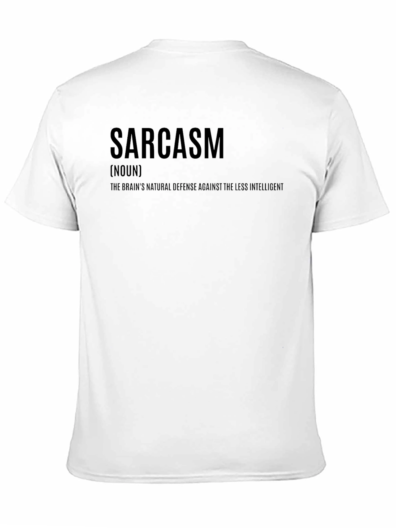 Black Sarcasm Definition Black T-Shirt - Mens Funny Graphic Tee view 11