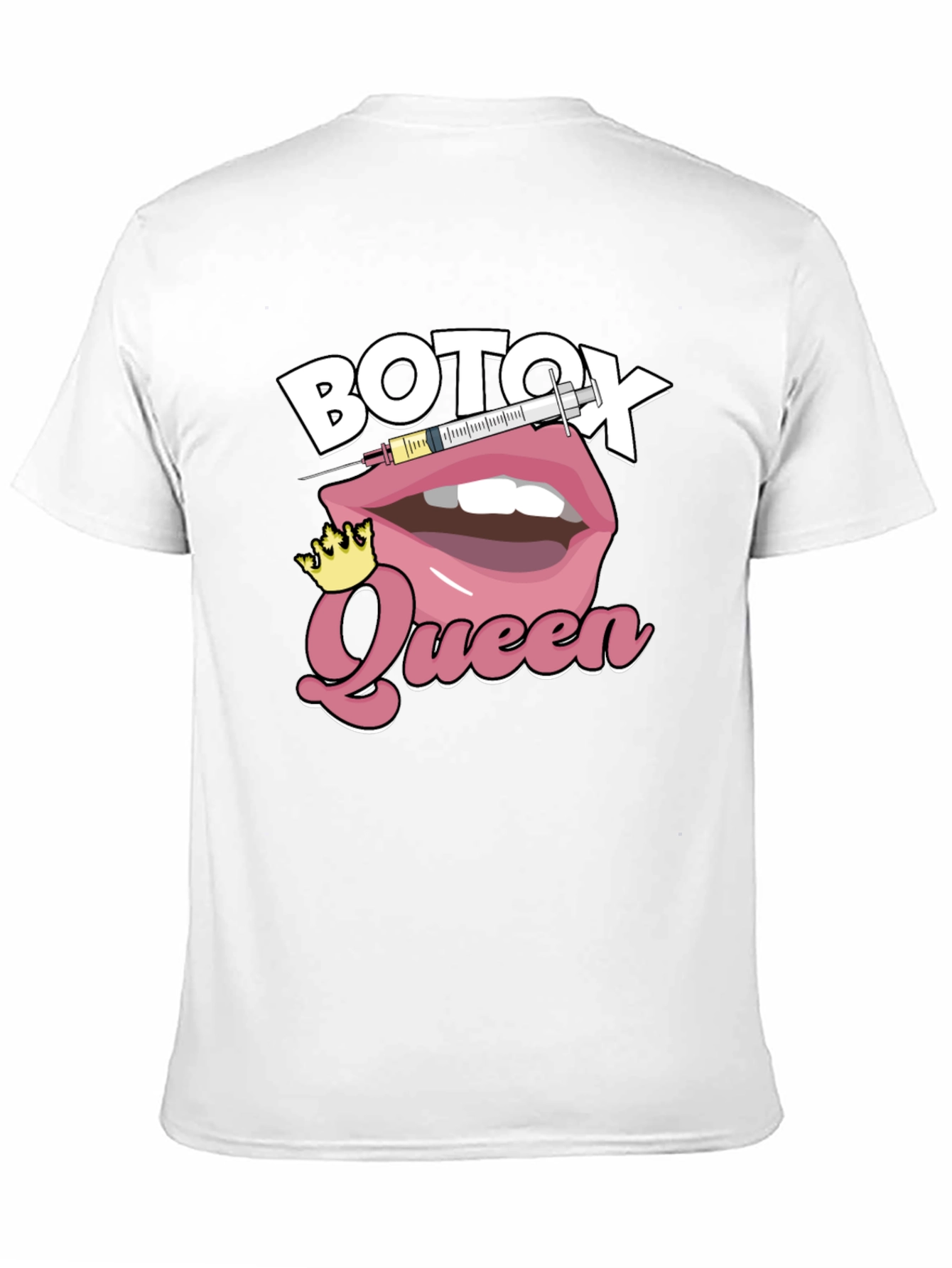 Black Botox Queen Graphic T-Shirt - Black Cotton Blend view 11