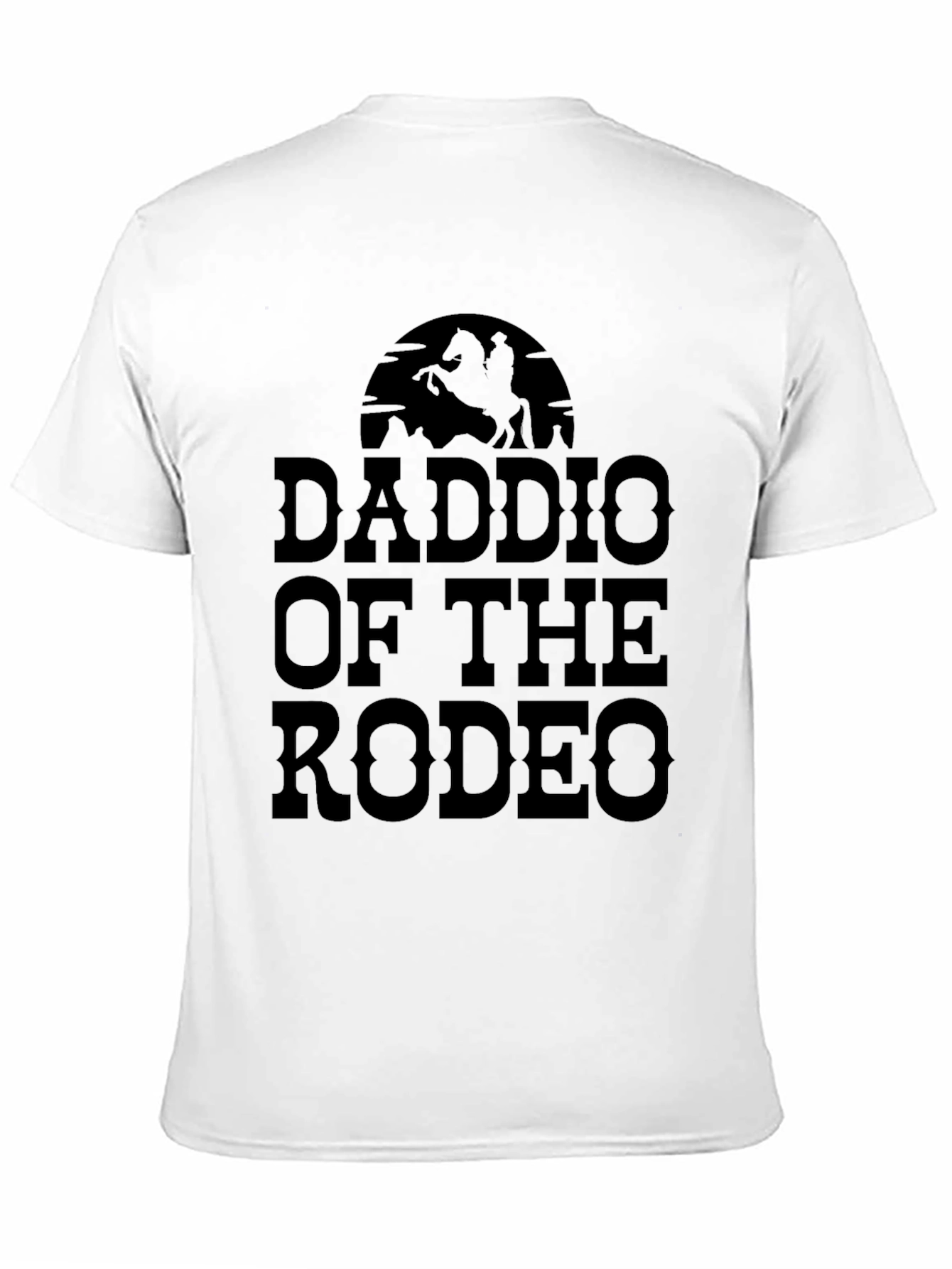 Black Daddio of the Rodeo Graphic Tee - Black Cotton view 11