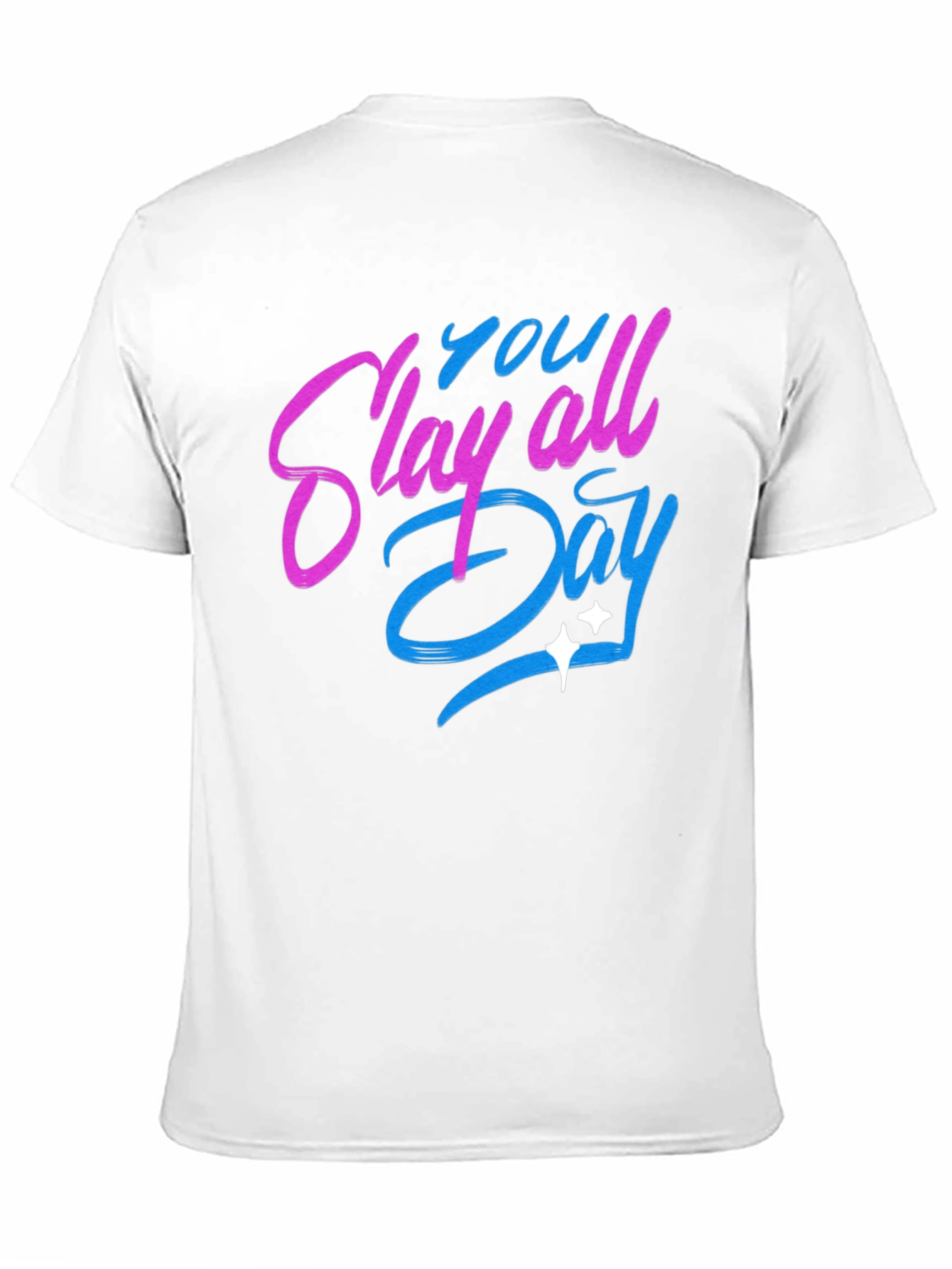 Black Slay All Day Graphic T-Shirt - Trendy Casual Tee view 11
