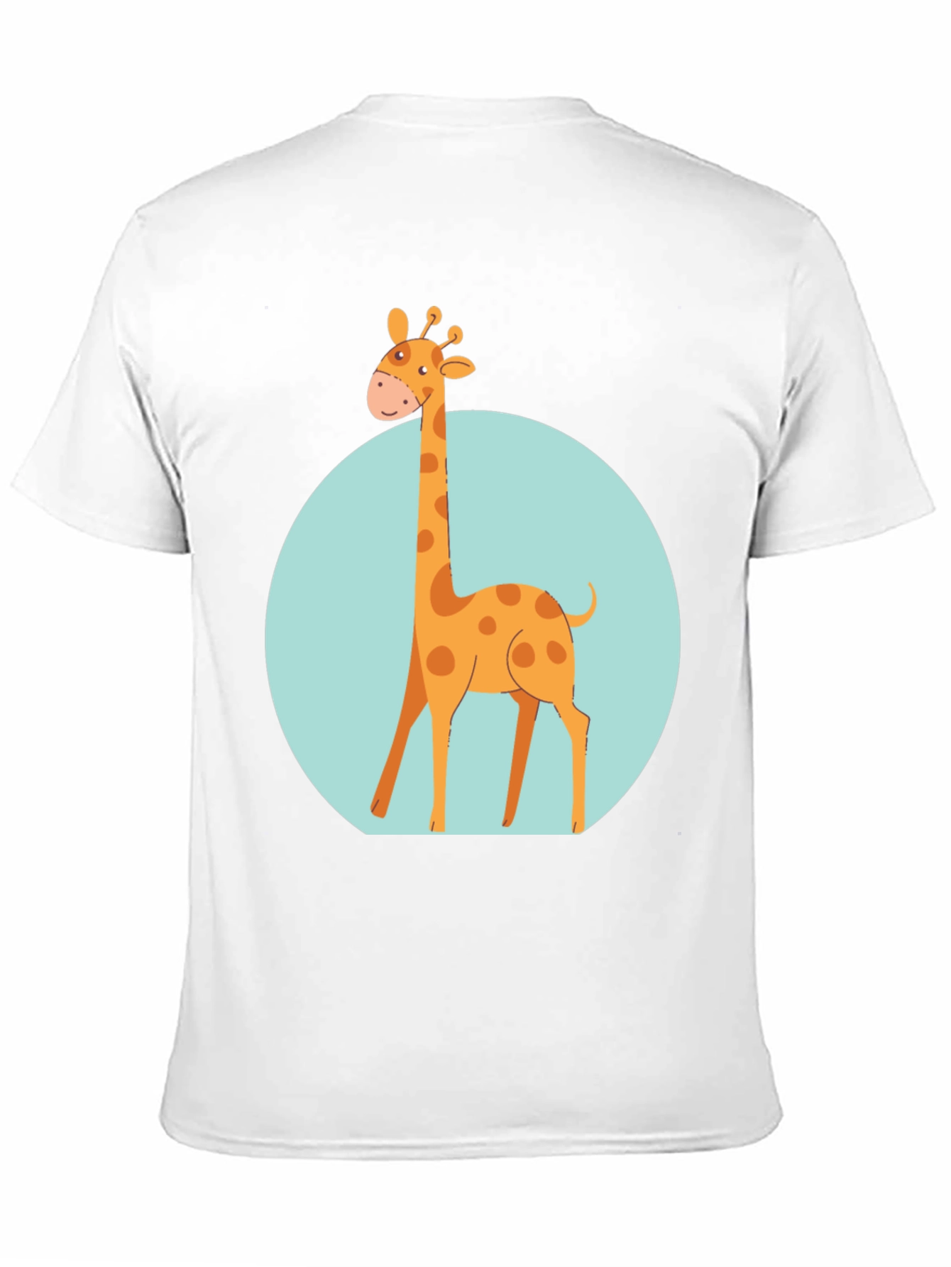 Black Giraffe Graphic Tee - Unisex Black T-Shirt view 11