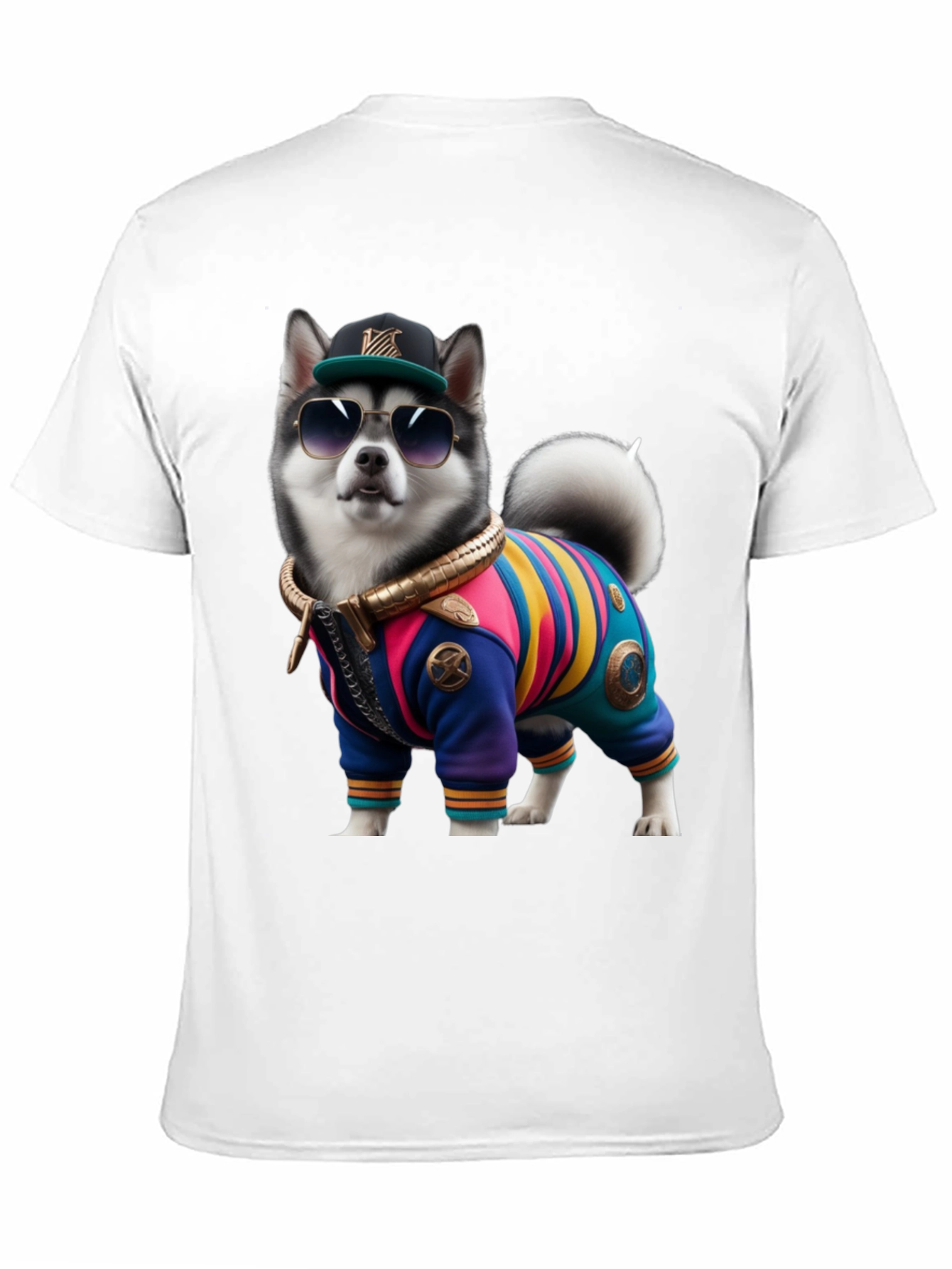 Black Dog in Outfit Graphic Tee view 11