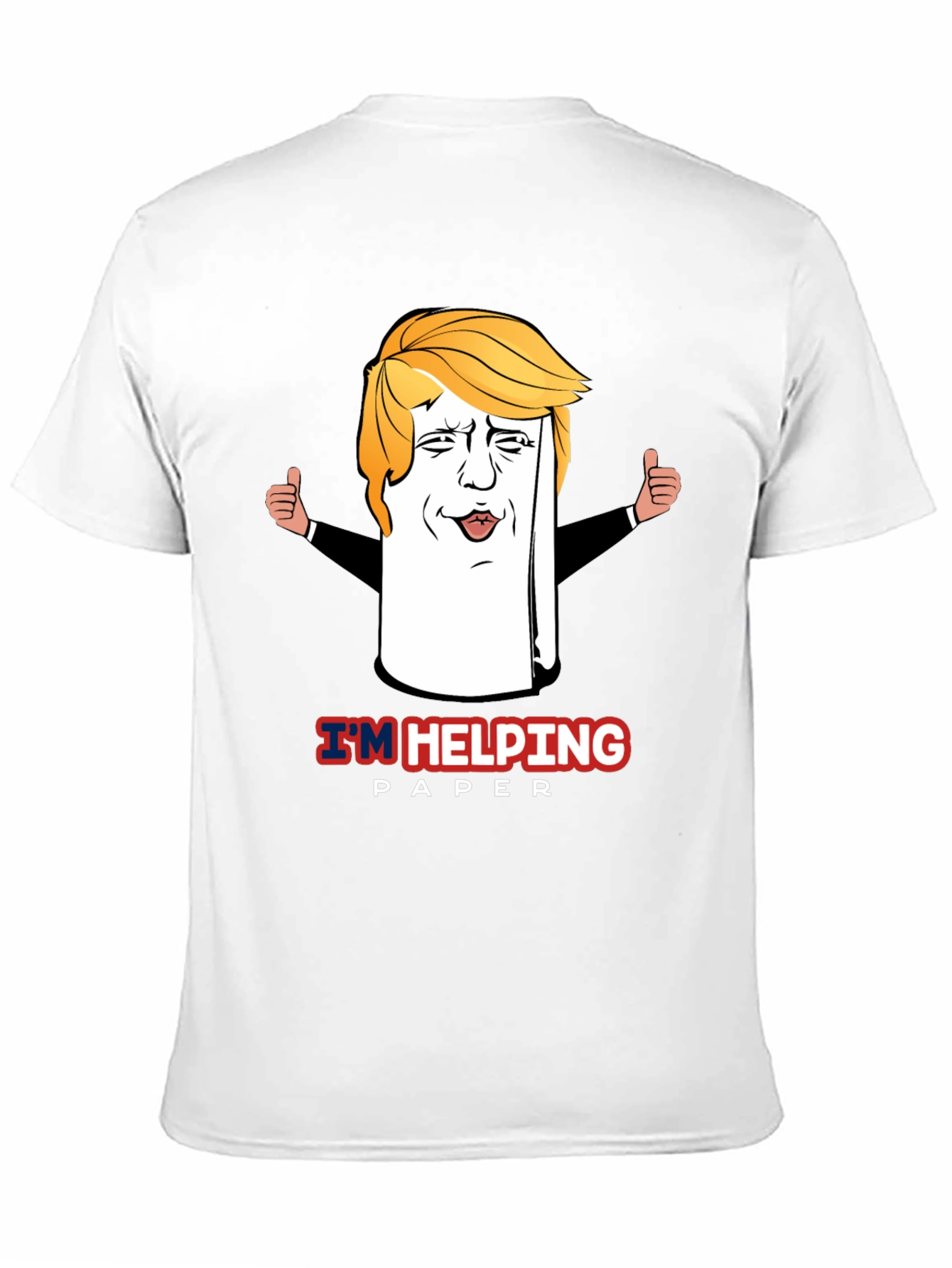 Black I'm Helping Paper - Funny Novelty T-Shirt view 11