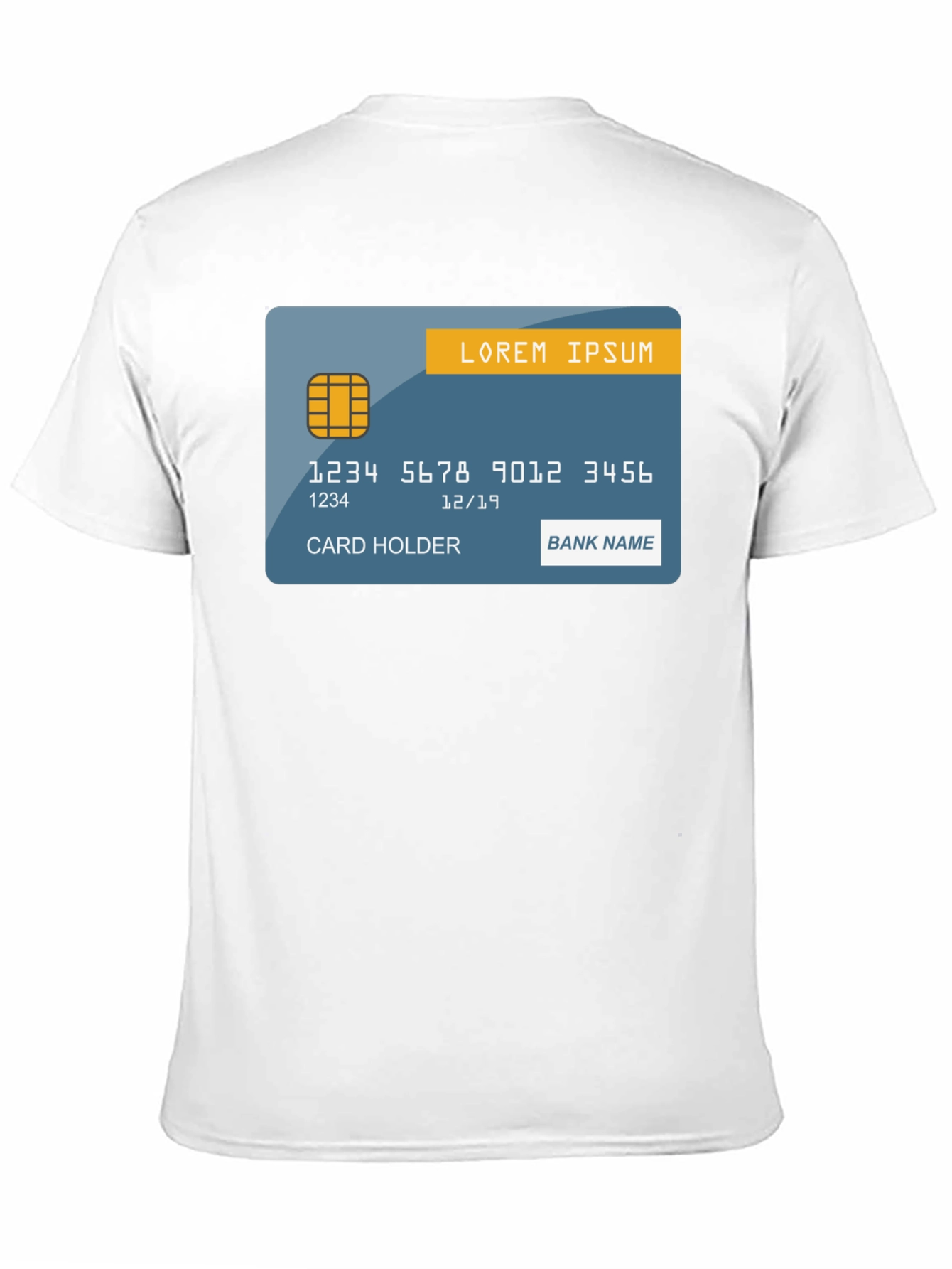 Black Credit Card T-Shirt - Black Graphic Tee view 11