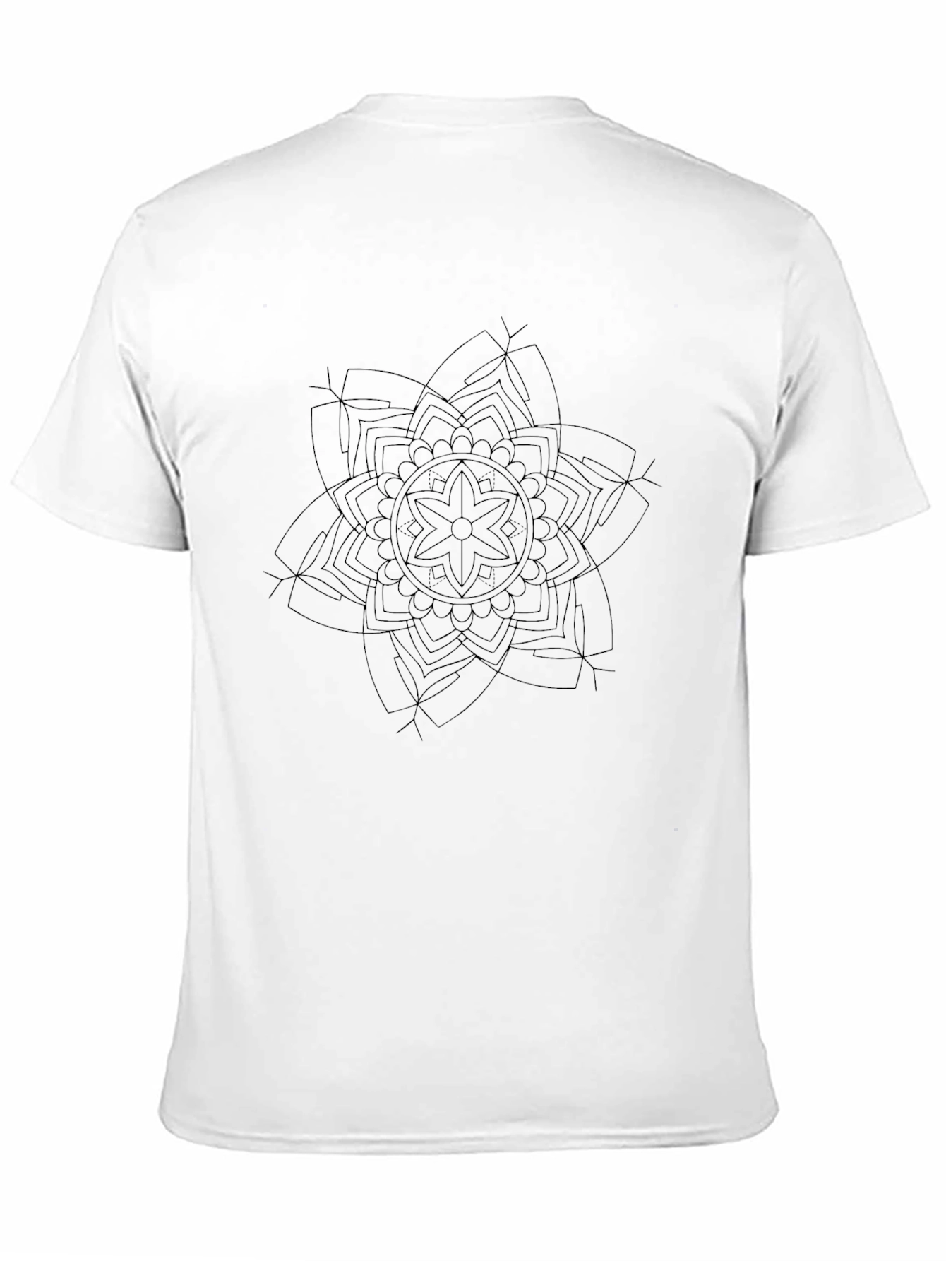Black Black Mandala Graphic Tee - Stylish Comfort view 11