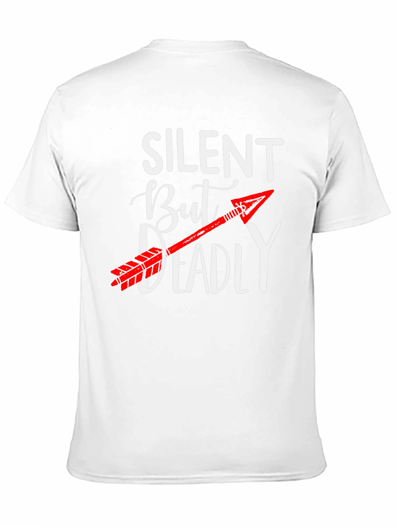Black Silent But Deadly Arrow Graphic Tee view 11
