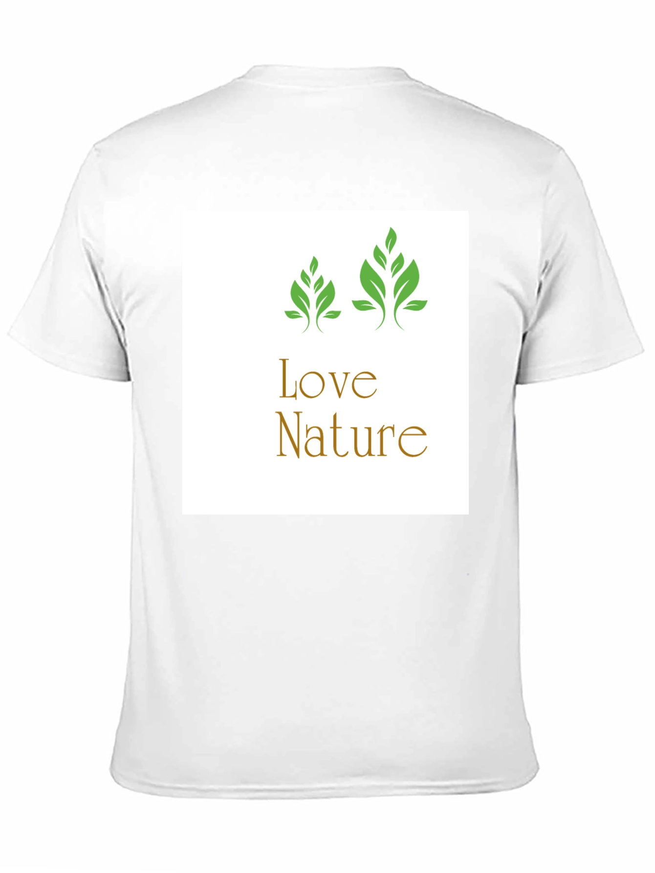 Black Love Nature Graphic Tee - Black Cotton T-Shirt view 11