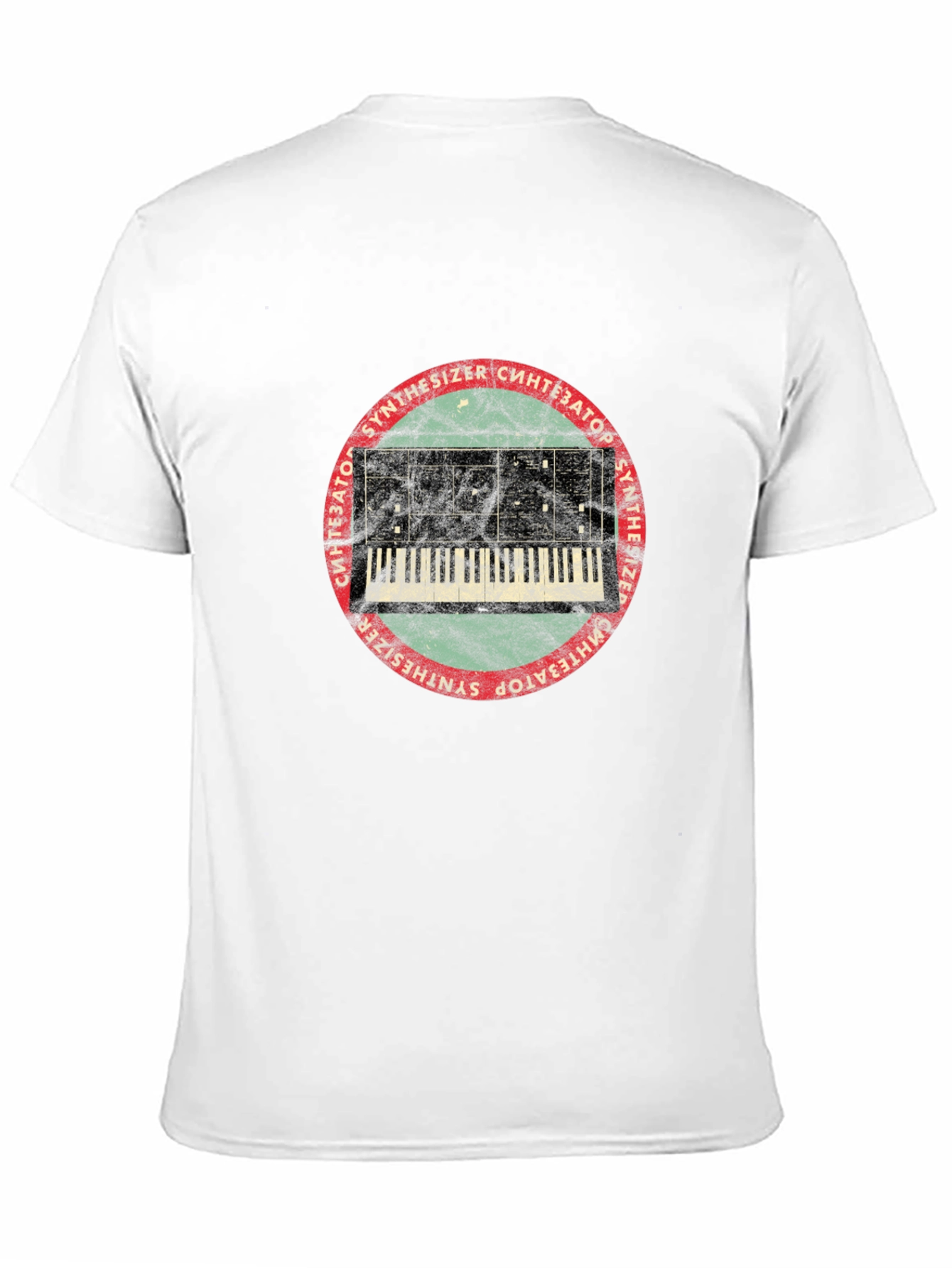 Black Synthesizer Graphic T-Shirt - Retro Music Tee view 11