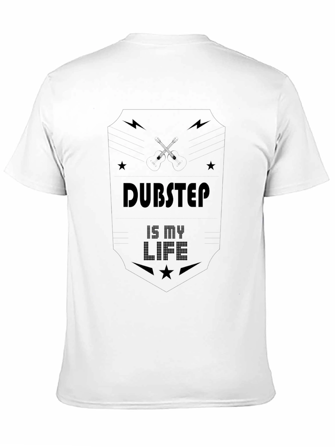 Black Dubstep is my life - Black Tee view 11
