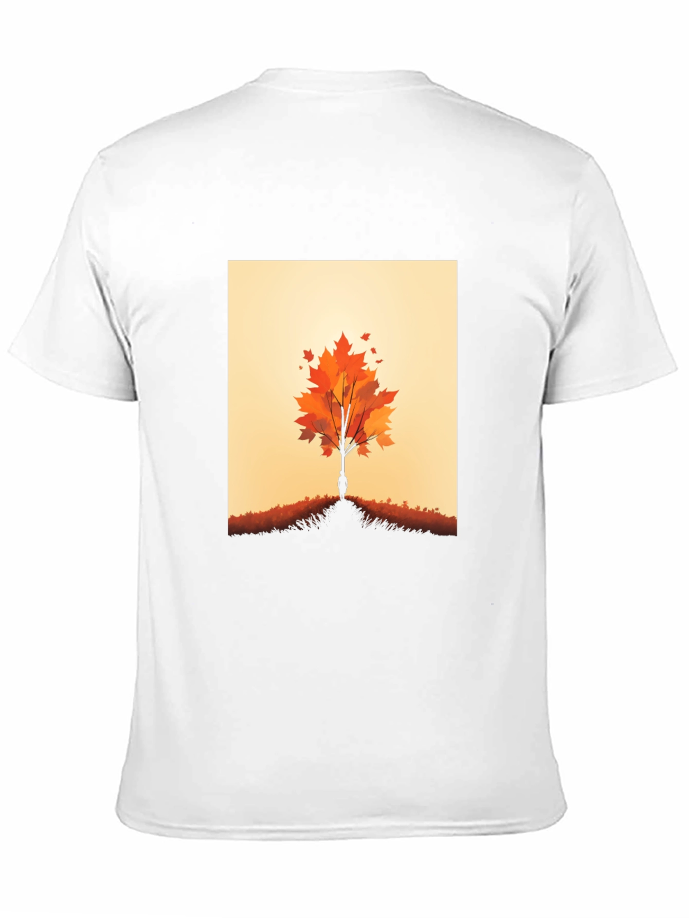 Black Autumn Tree Graphic Tee - Nature Inspired Design view 11