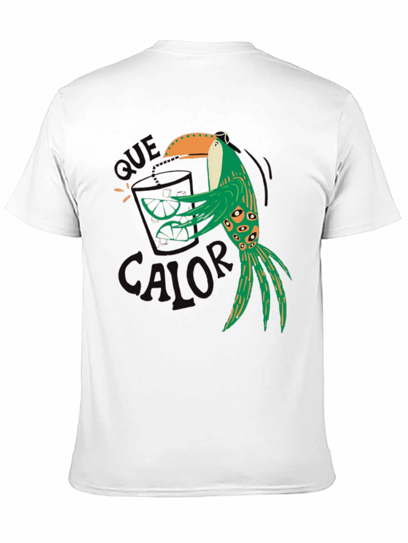 Black Tropical Toucan T-Shirt - Que Calor! view 11