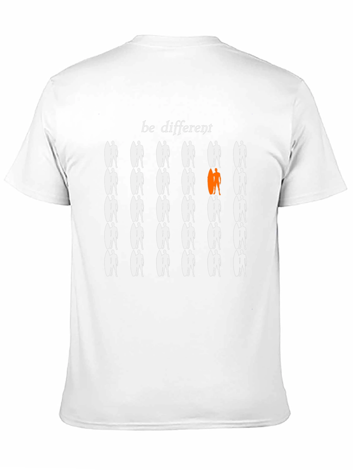 Black Be Different Graphic T-Shirt - Stand Out From The Crowd view 11