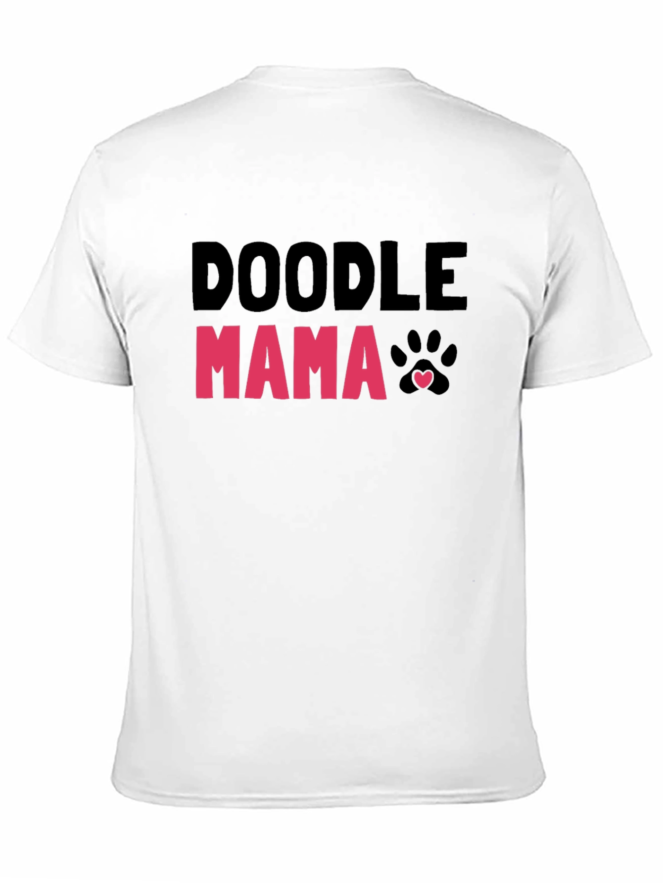 Black Doodle Mama T-Shirt - Cute Dog Lover Tee view 11