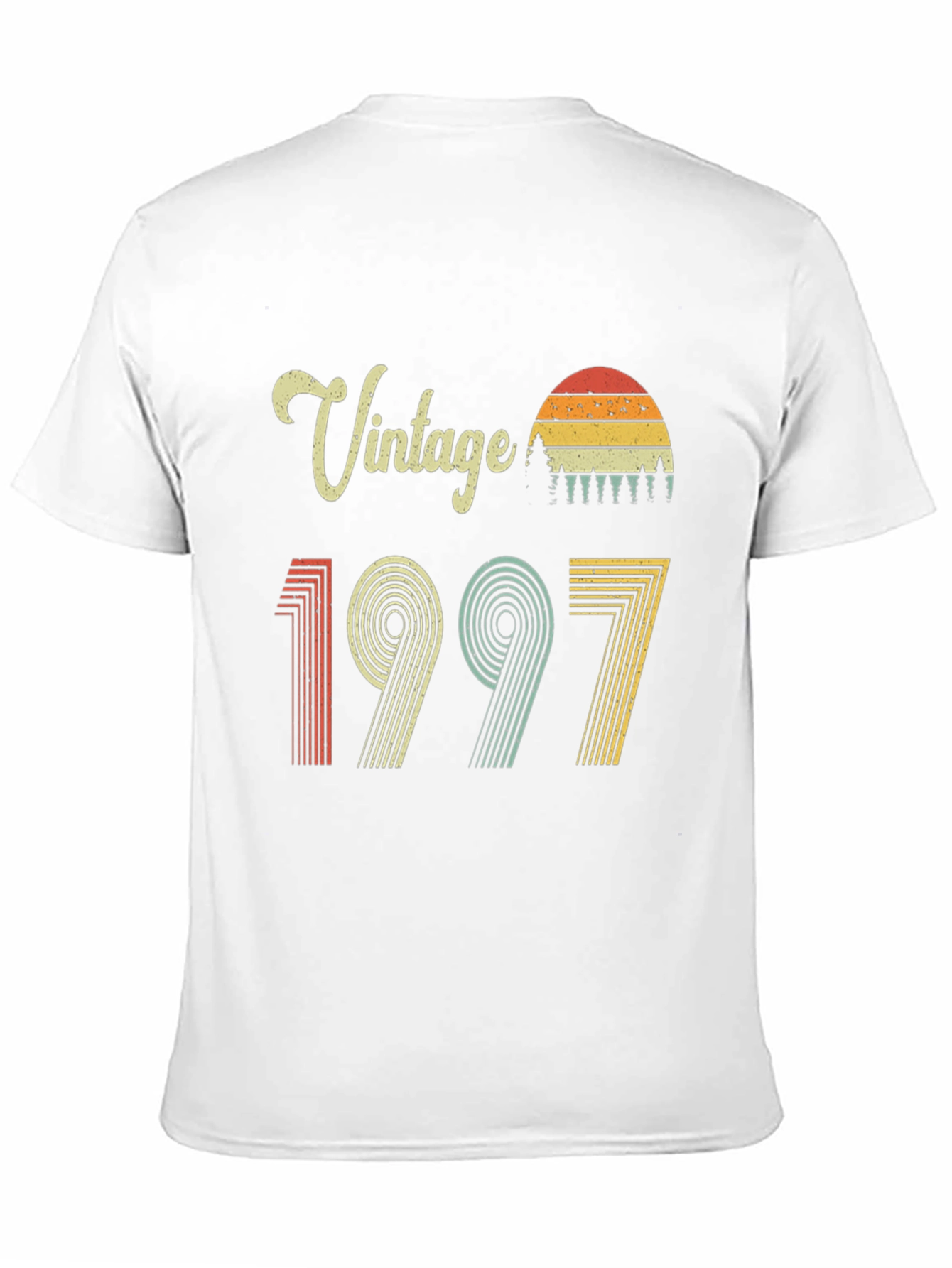 Black Vintage 1997 Birthday T-Shirt, Retro Style, Soft Cotton view 11