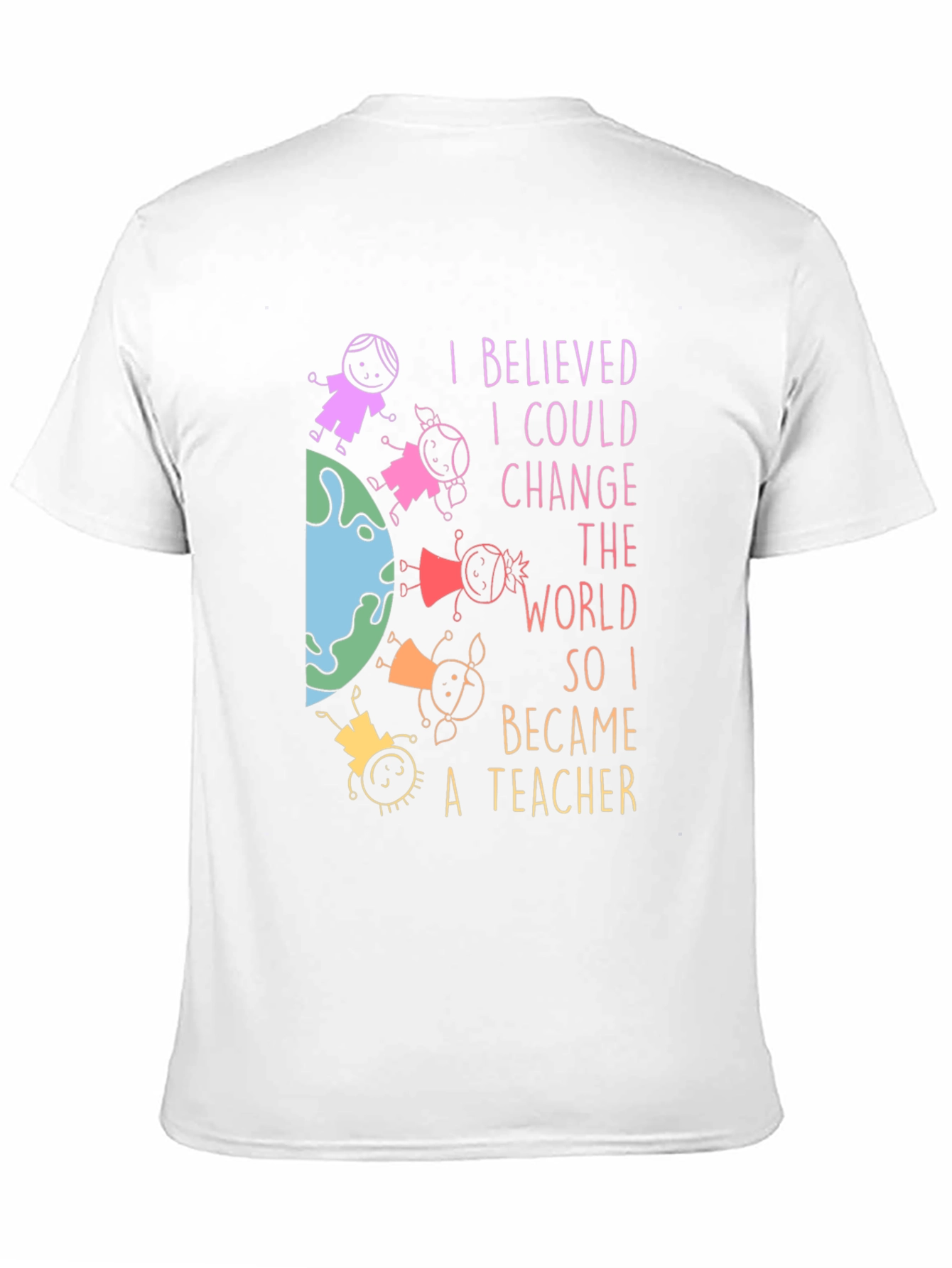 Black Teacher T-Shirt: Change the World view 11