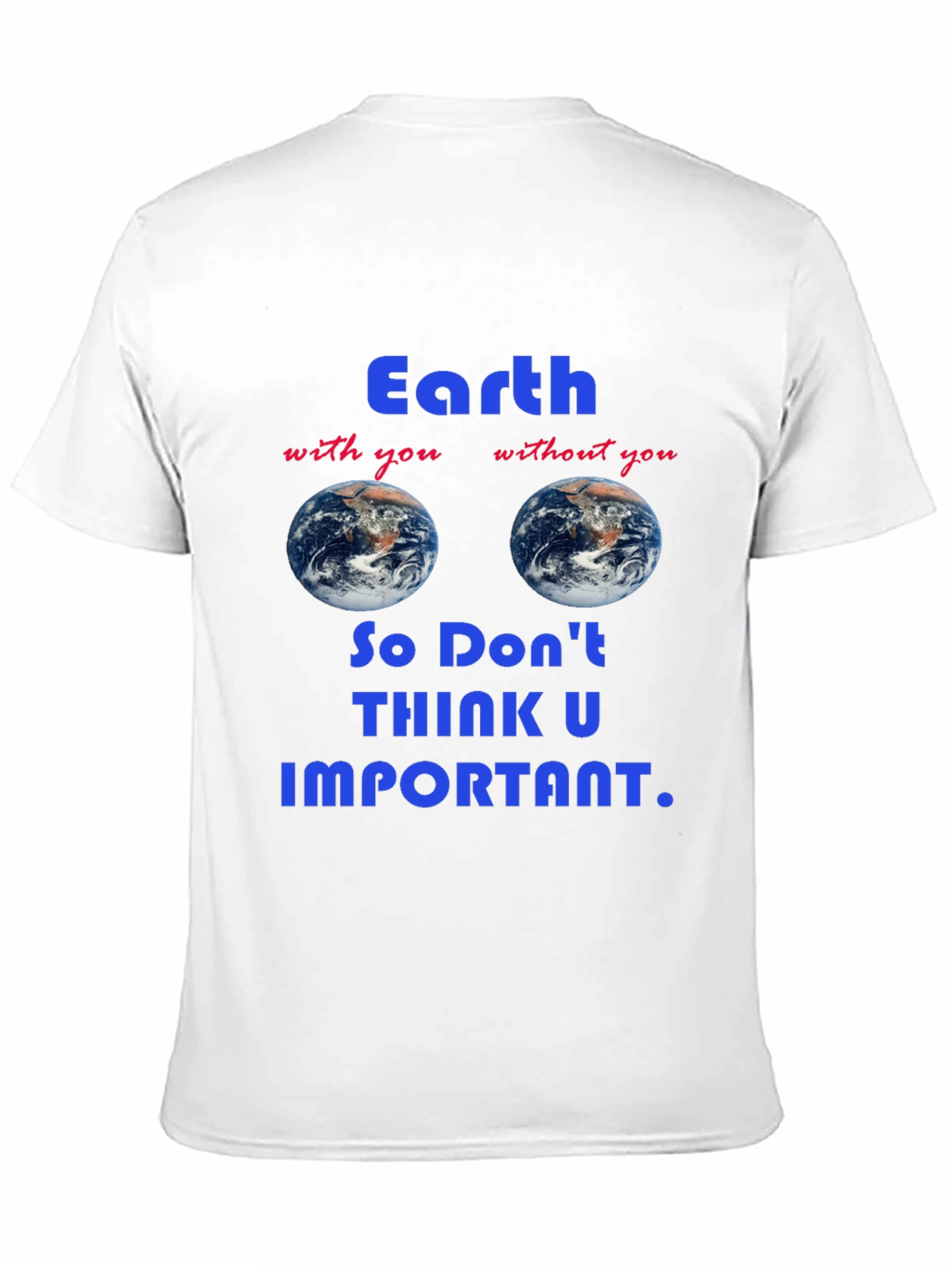 Black Earth T-Shirt - Humorous Graphic Tee view 11