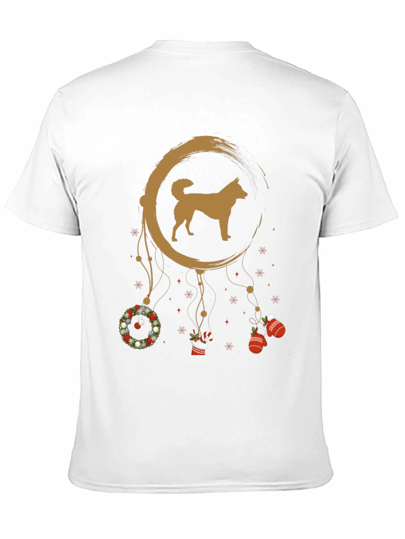 Black Dog Dream Catcher T-Shirt view 11