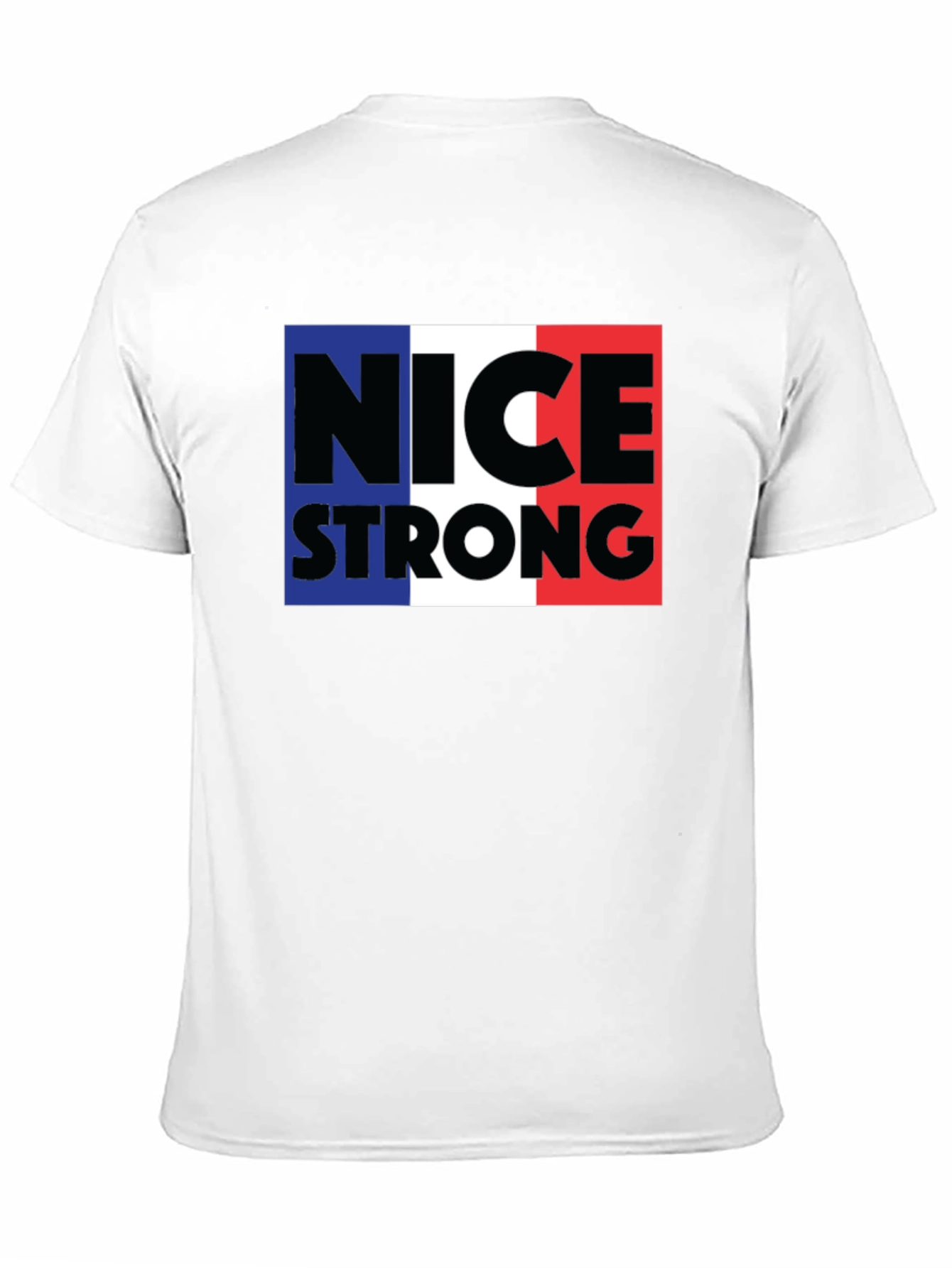 Black Nice Strong T-Shirt France Colors view 11