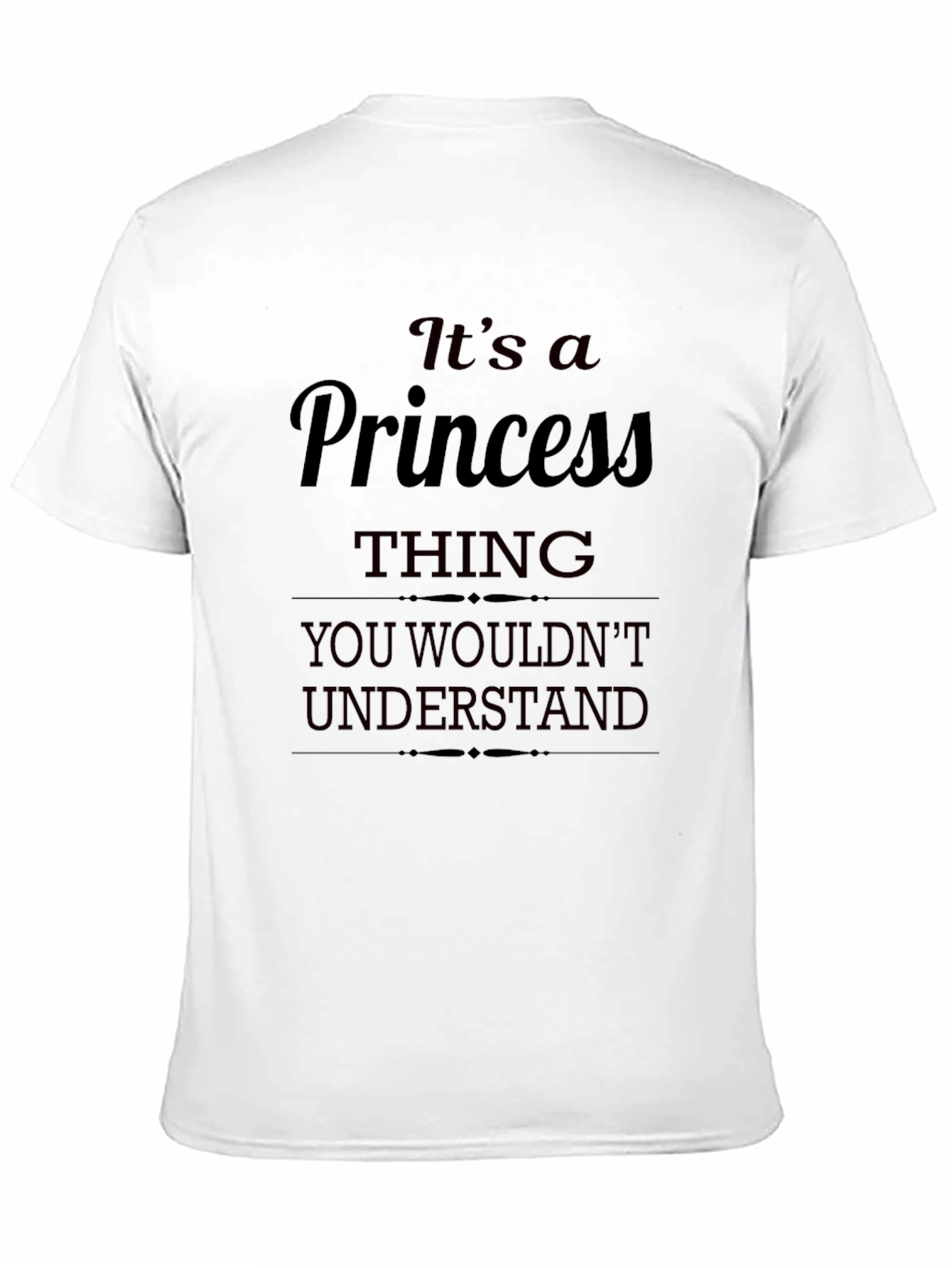 Black It's a Princess Thing T-Shirt view 11