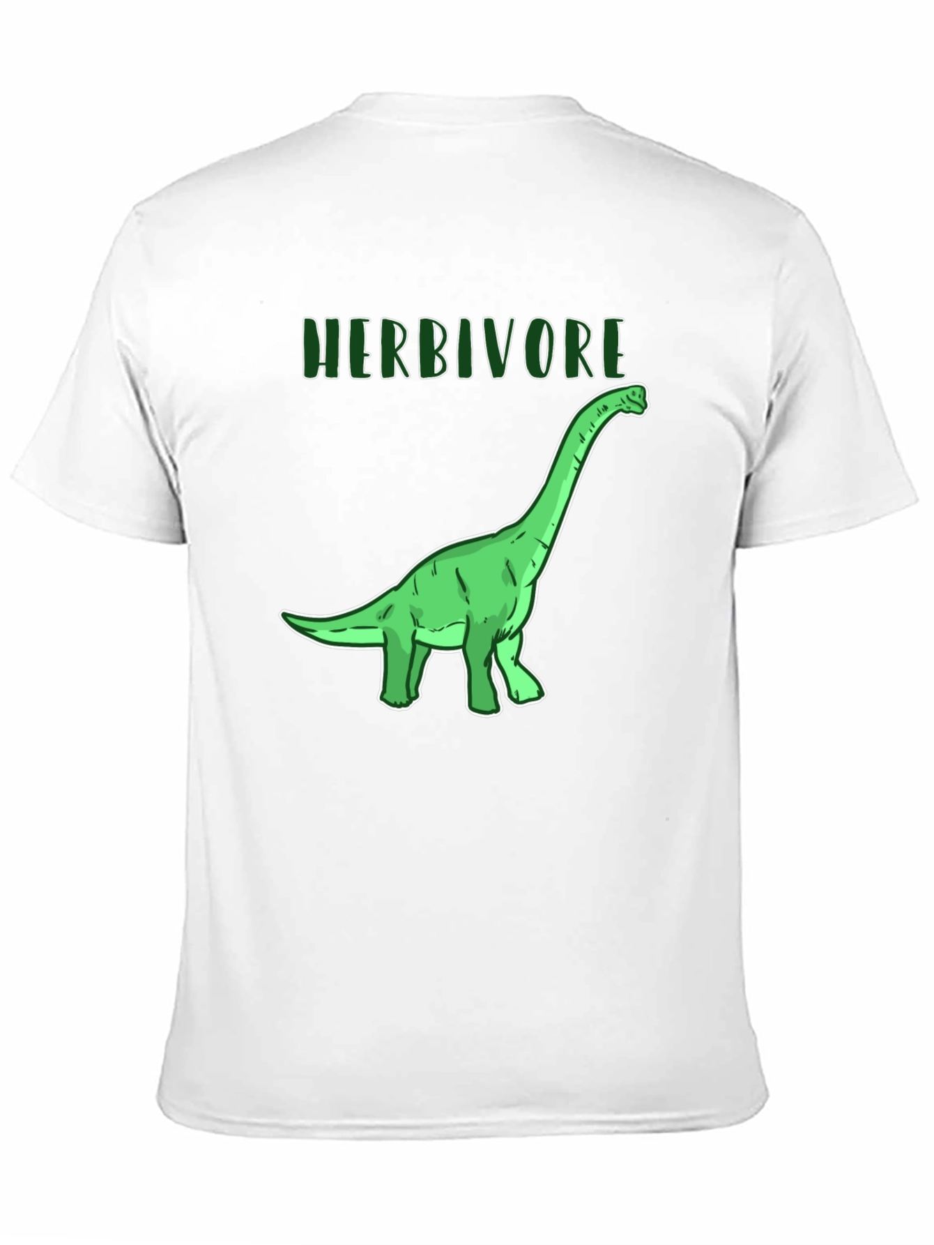 Black Herbivore Dinosaur Graphic T-Shirt - Black Cotton Tee view 11
