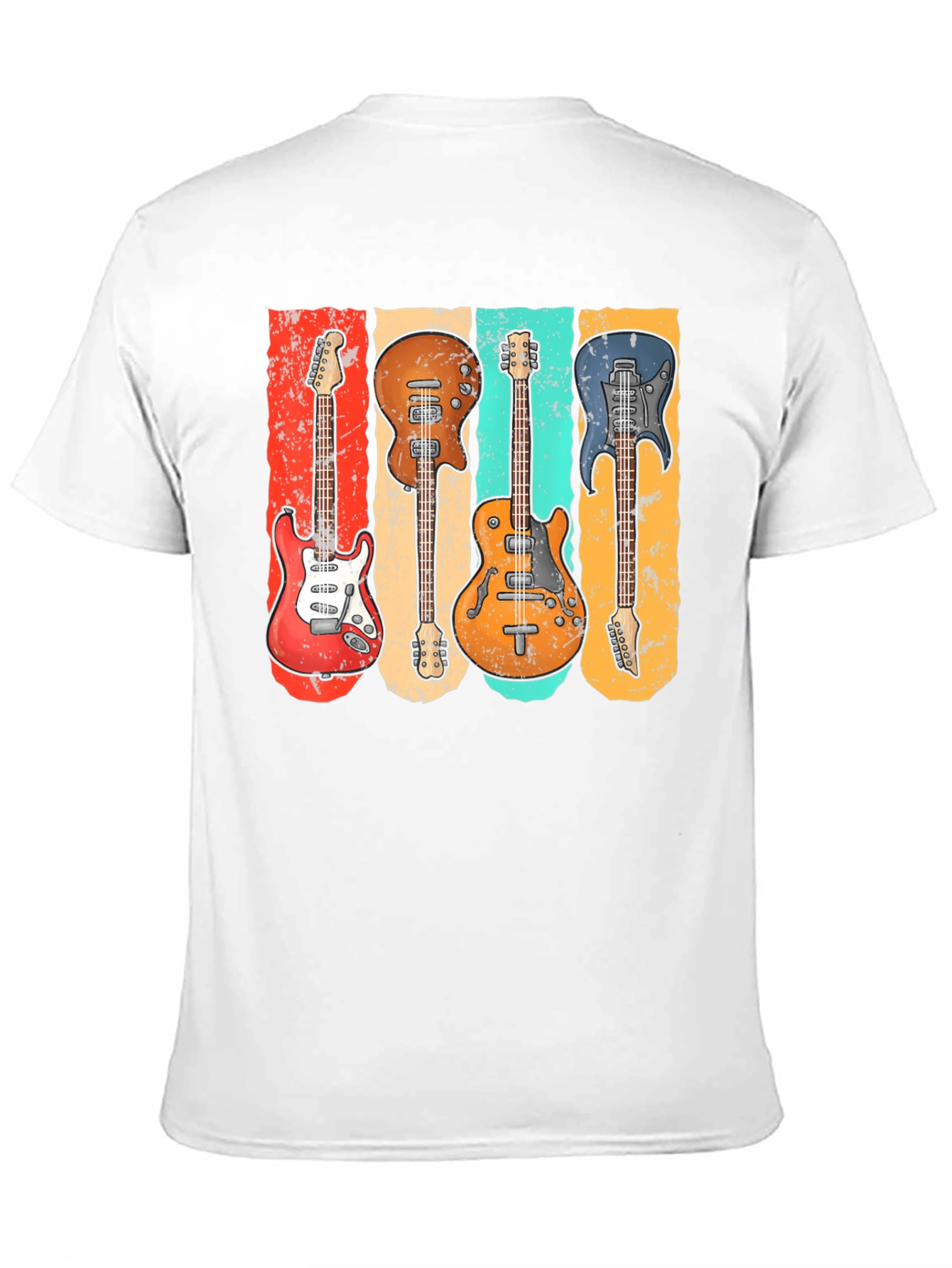 Vintage Electric Guitar T-Shirt for Music Lovers - 11