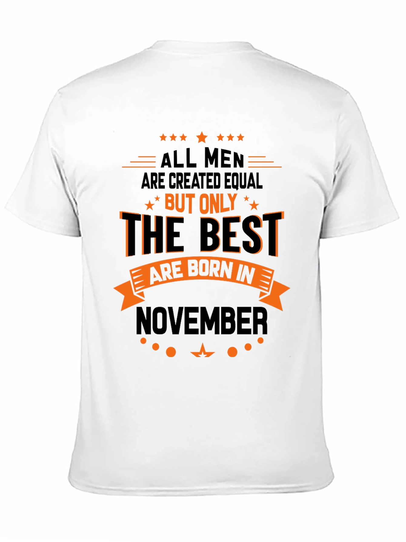 Black Best Men Born in November - Graphic T-Shirt view 11