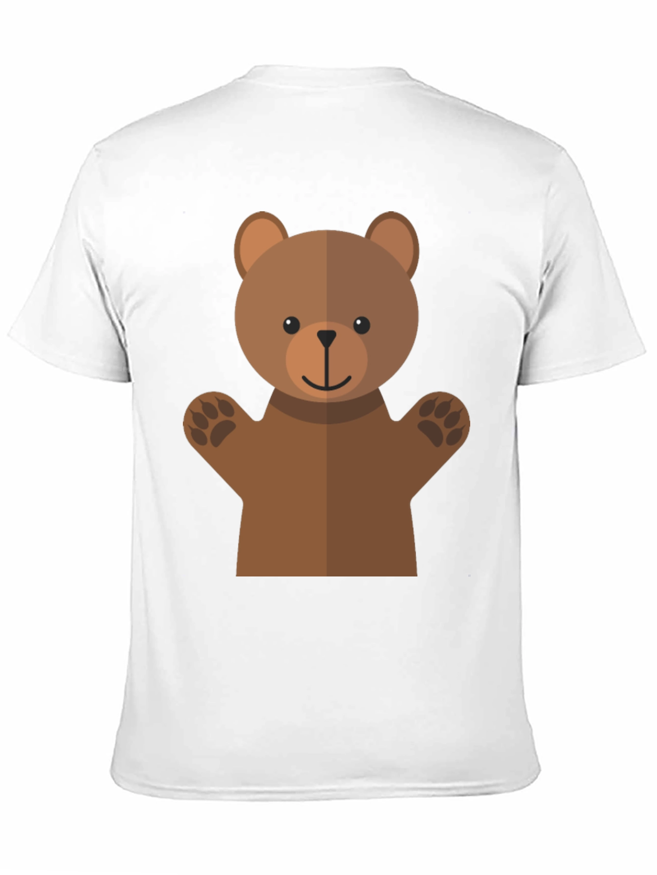 Black Cute Bear Graphic Tee - Black T-Shirt view 11