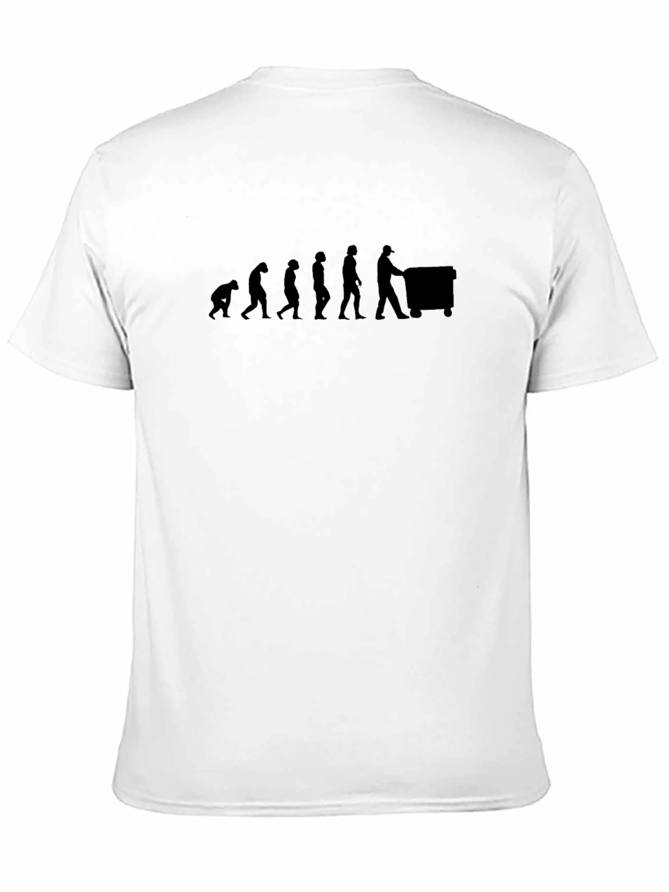 Black Evolution of Lawn Care Black T-Shirt view 11