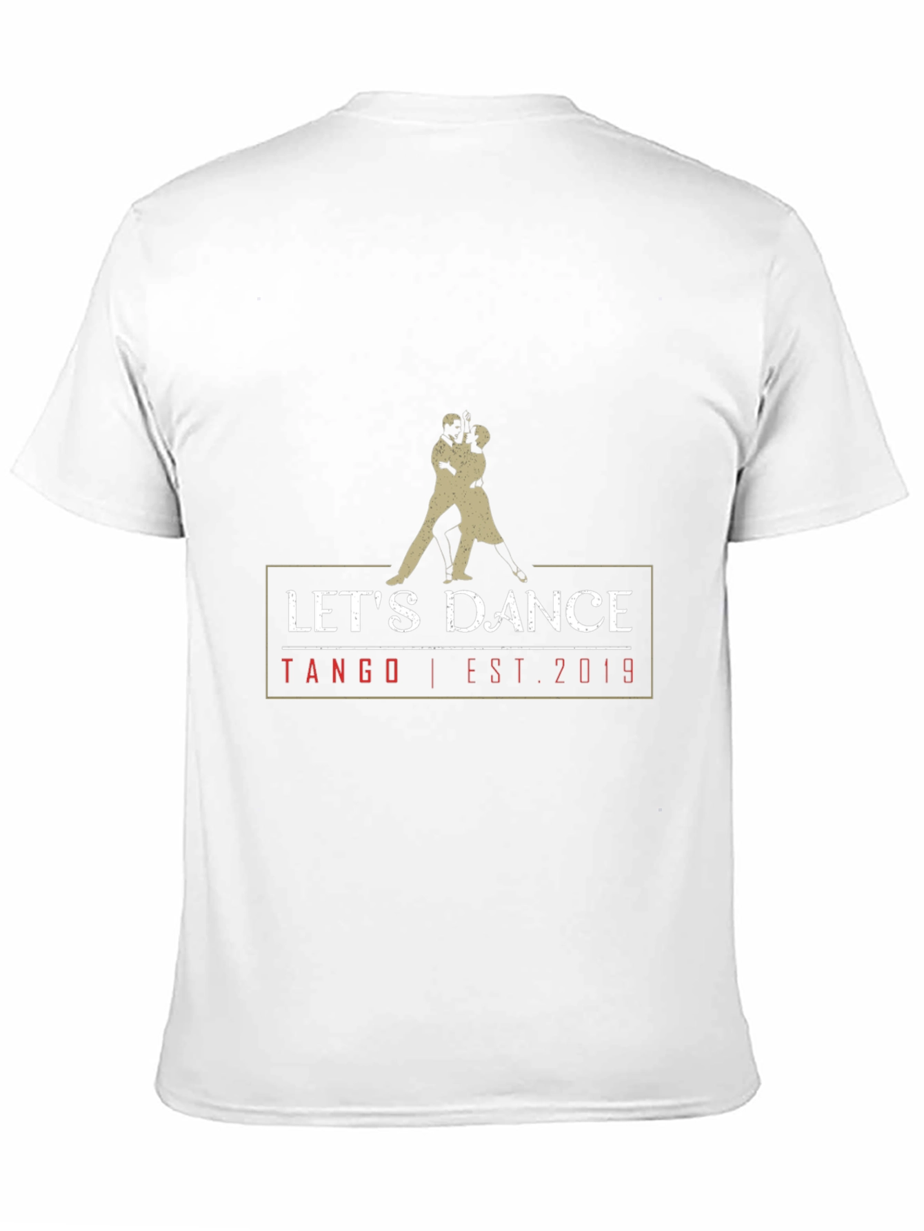 Black Let's Dance Tango Est. 2019 Black T-Shirt view 11