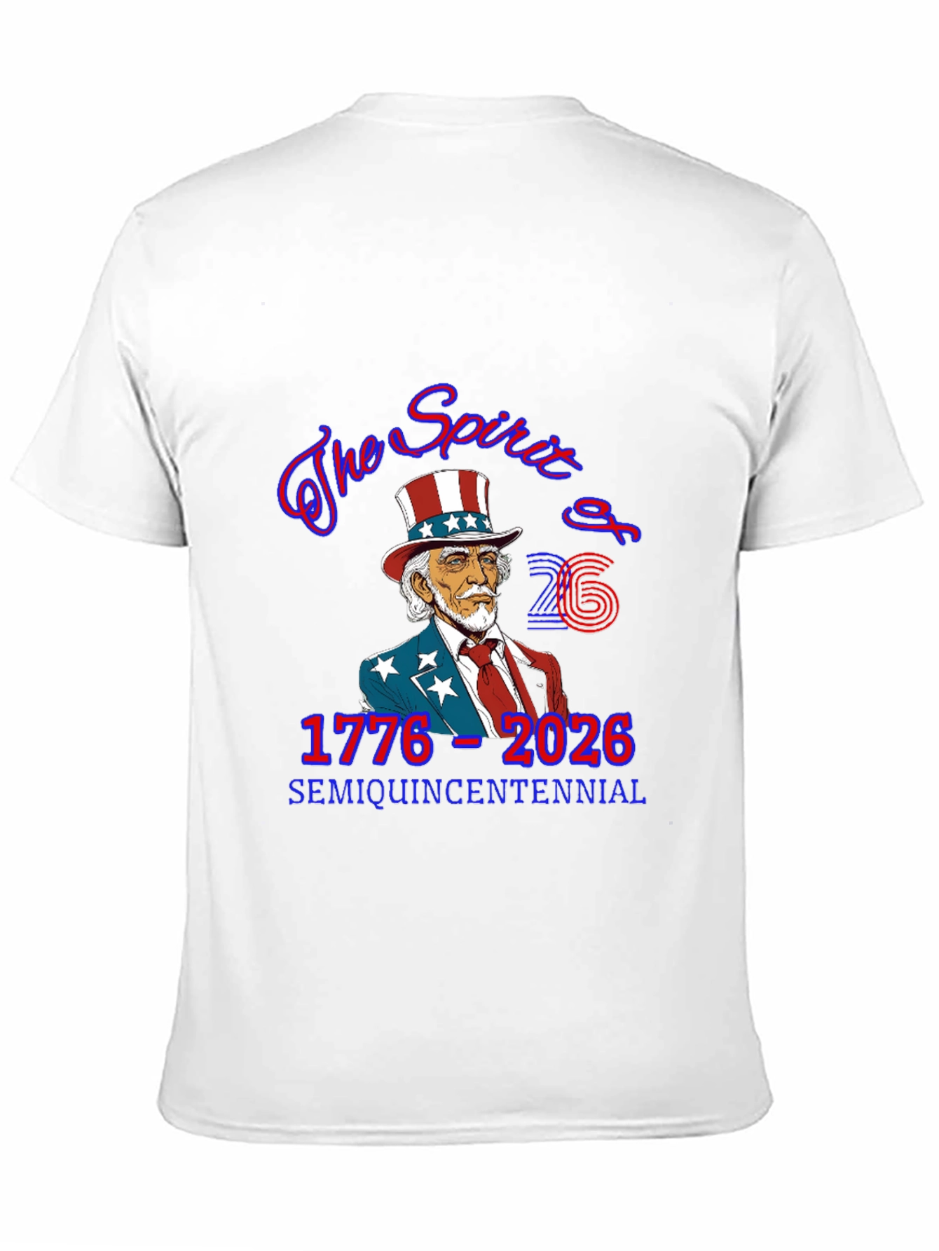 Semi-Quincentennial USA Patriotic T-Shirt - 11
