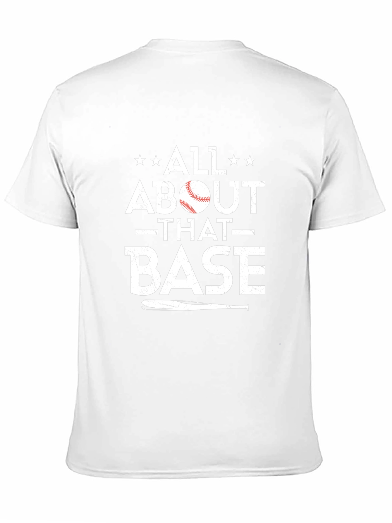 Black All About That Base Baseball T-Shirt view 11