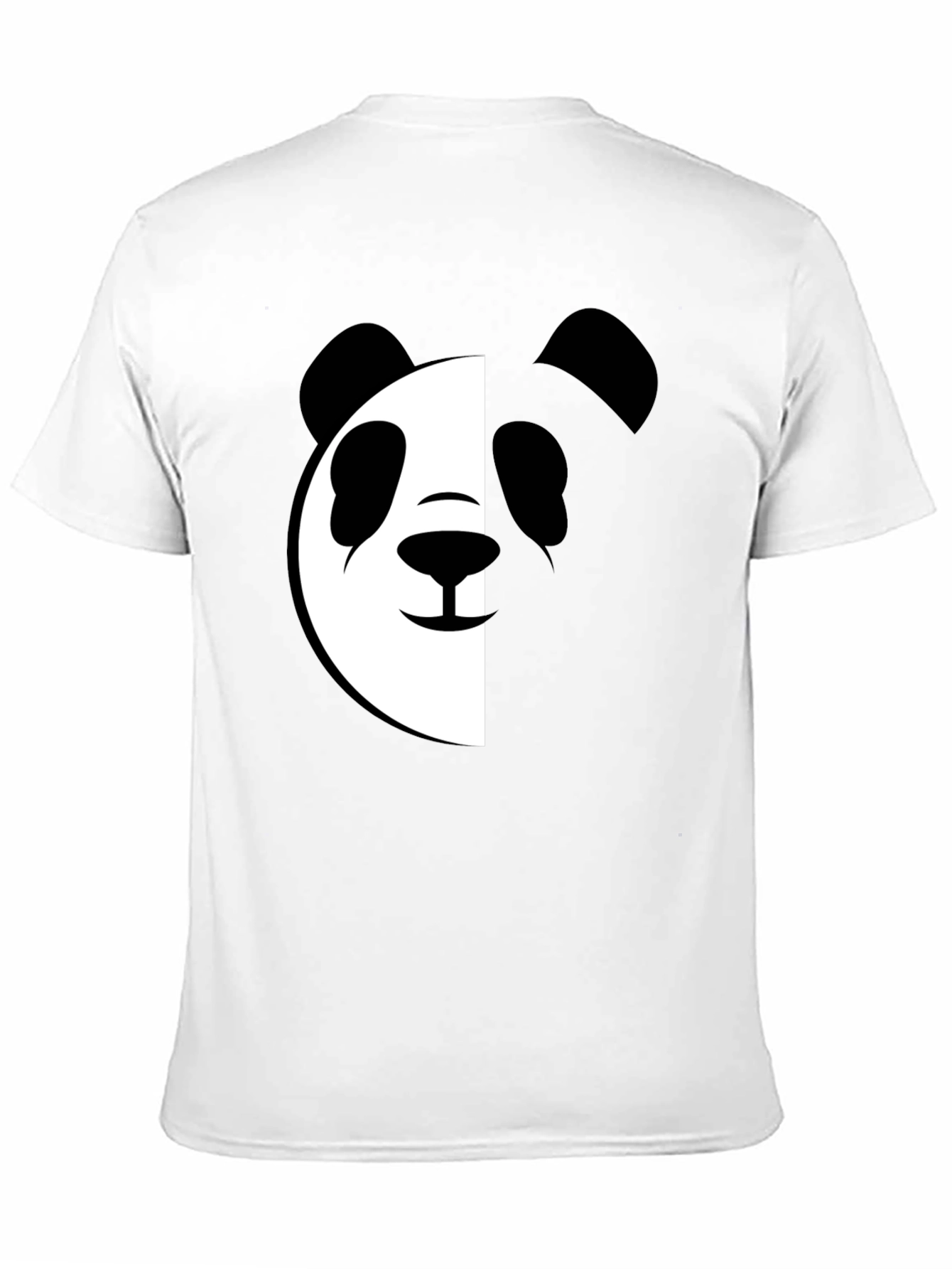 Black Cool Panda Graphic T-Shirt view 11