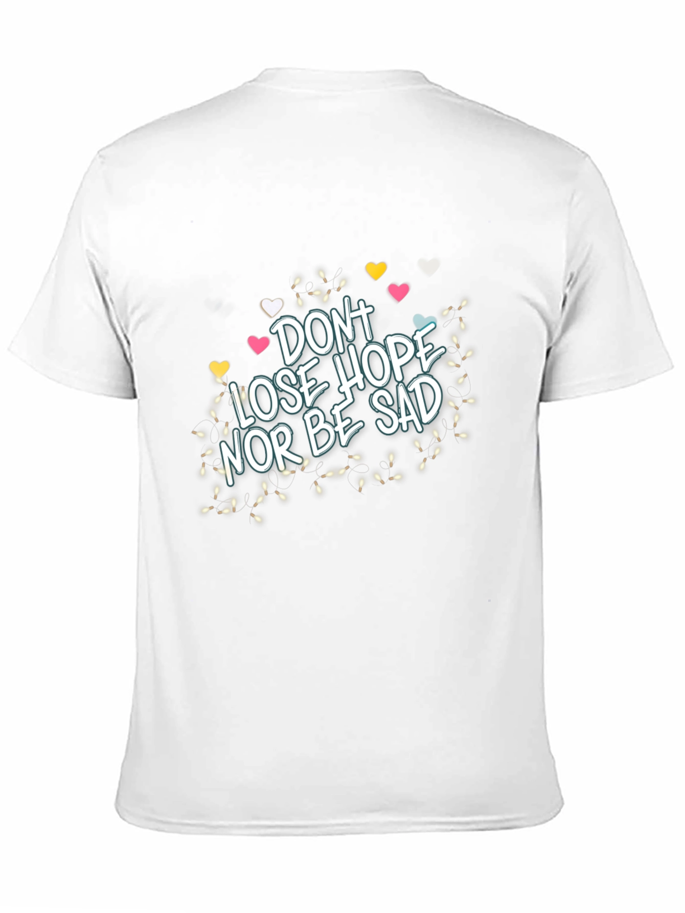 Black Don't Lose Hope Graphic Tee - Inspiring Black T-Shirt view 11