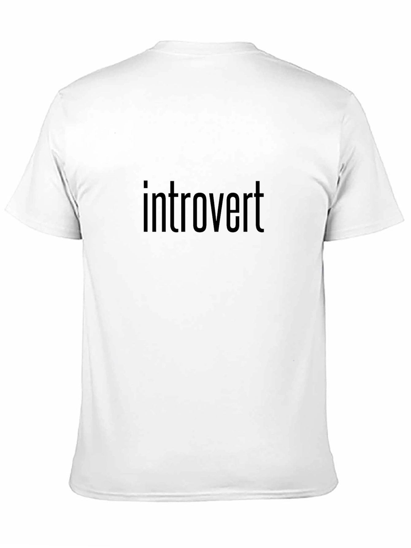 Black Introvert Graphic T-Shirt - Soft & Stylish view 11