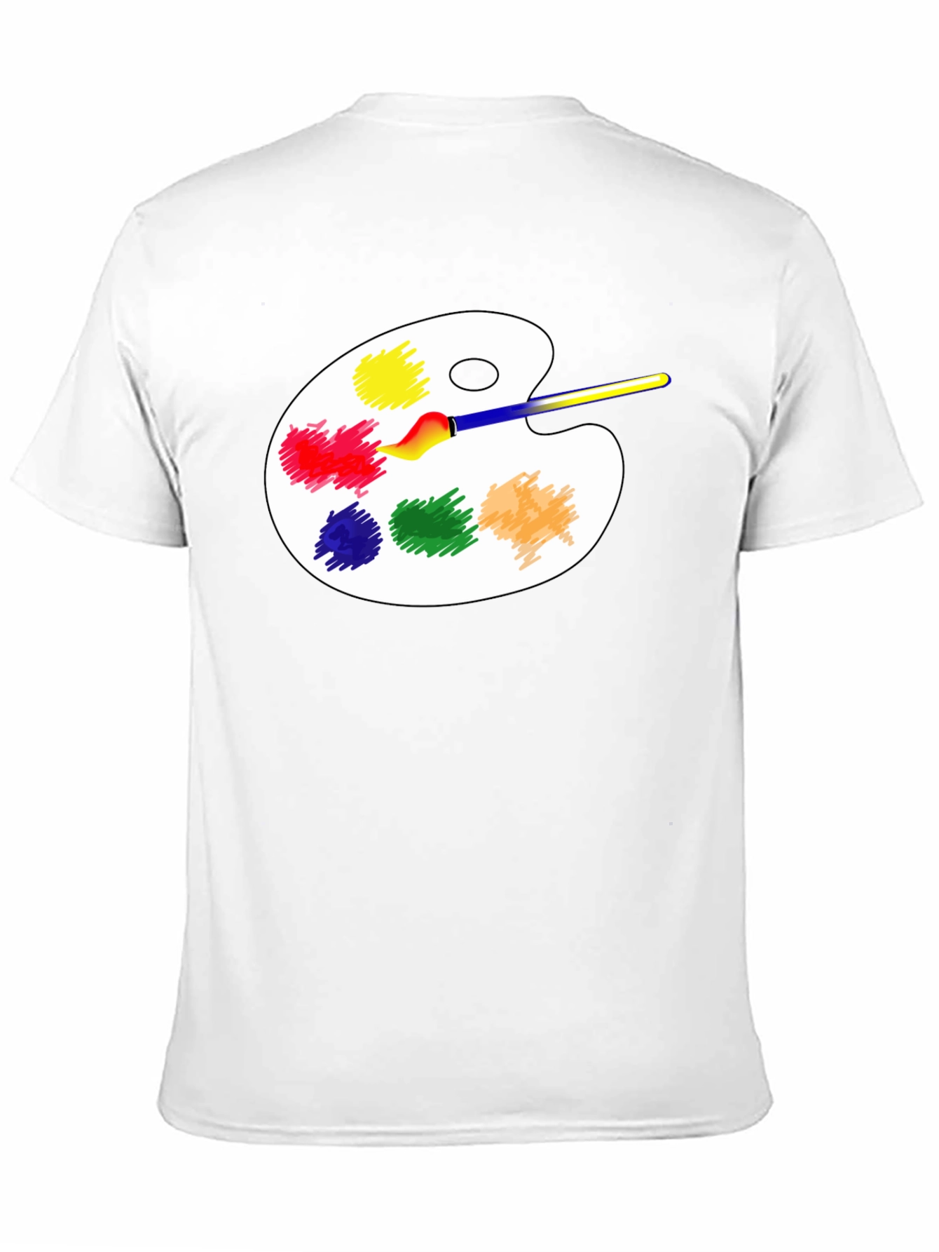 Black Artist Palette T-Shirt - Creative Design view 11