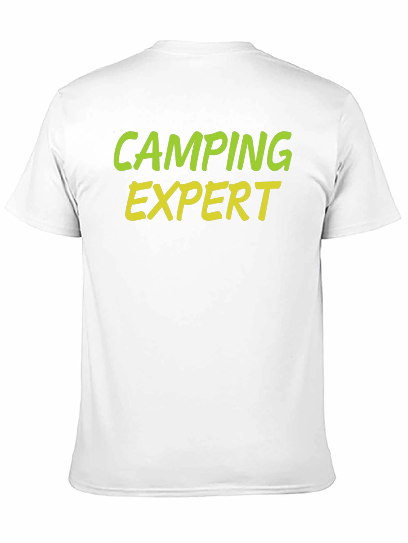Black Camping Expert Graphic Tee - Black Cotton T-Shirt view 11