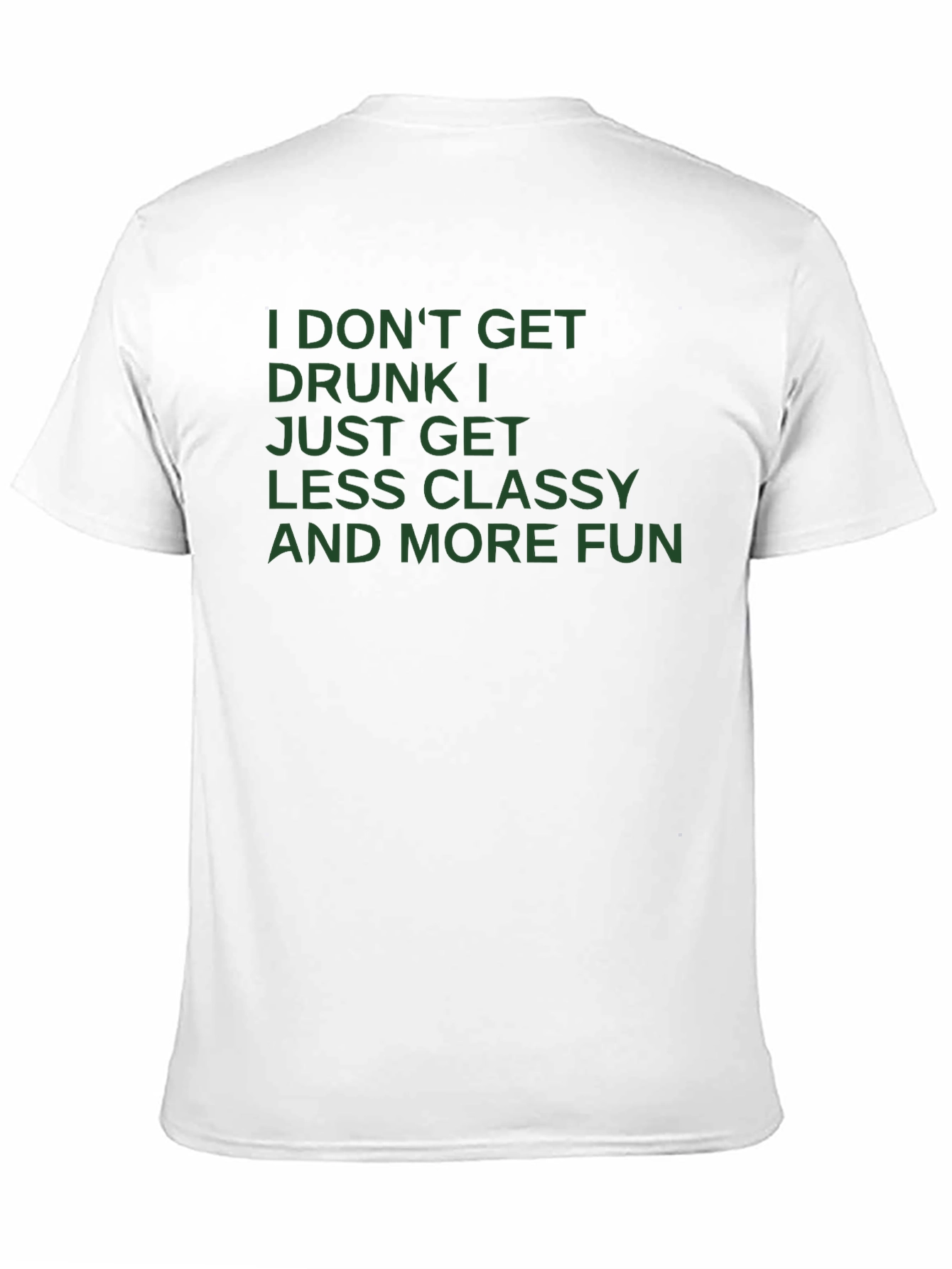 Black Funny Slogan T-Shirt - Less Classy More Fun view 11