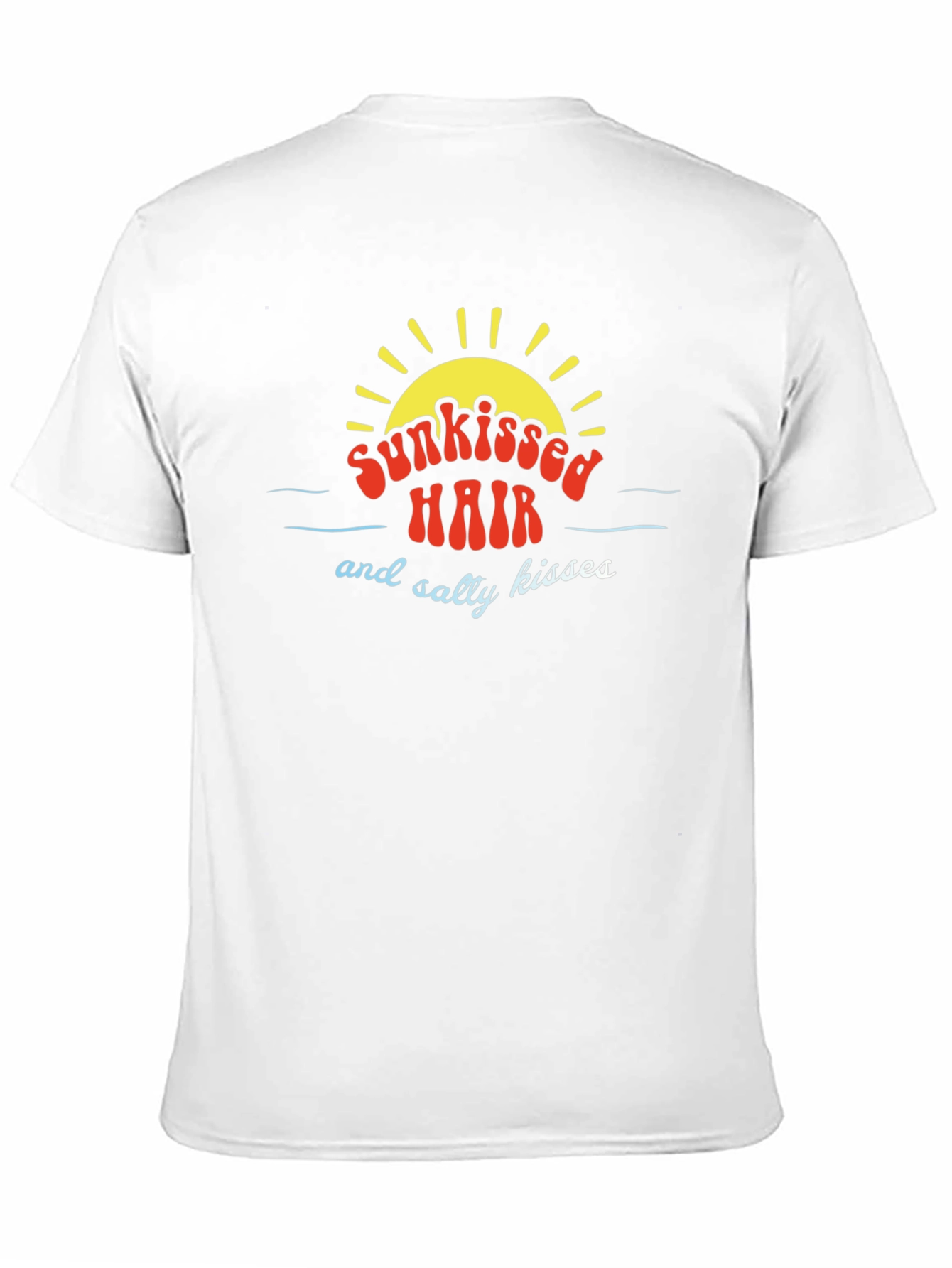 Black Sunkissed Hair T-Shirt - Salty Kisses Summer Tee view 11